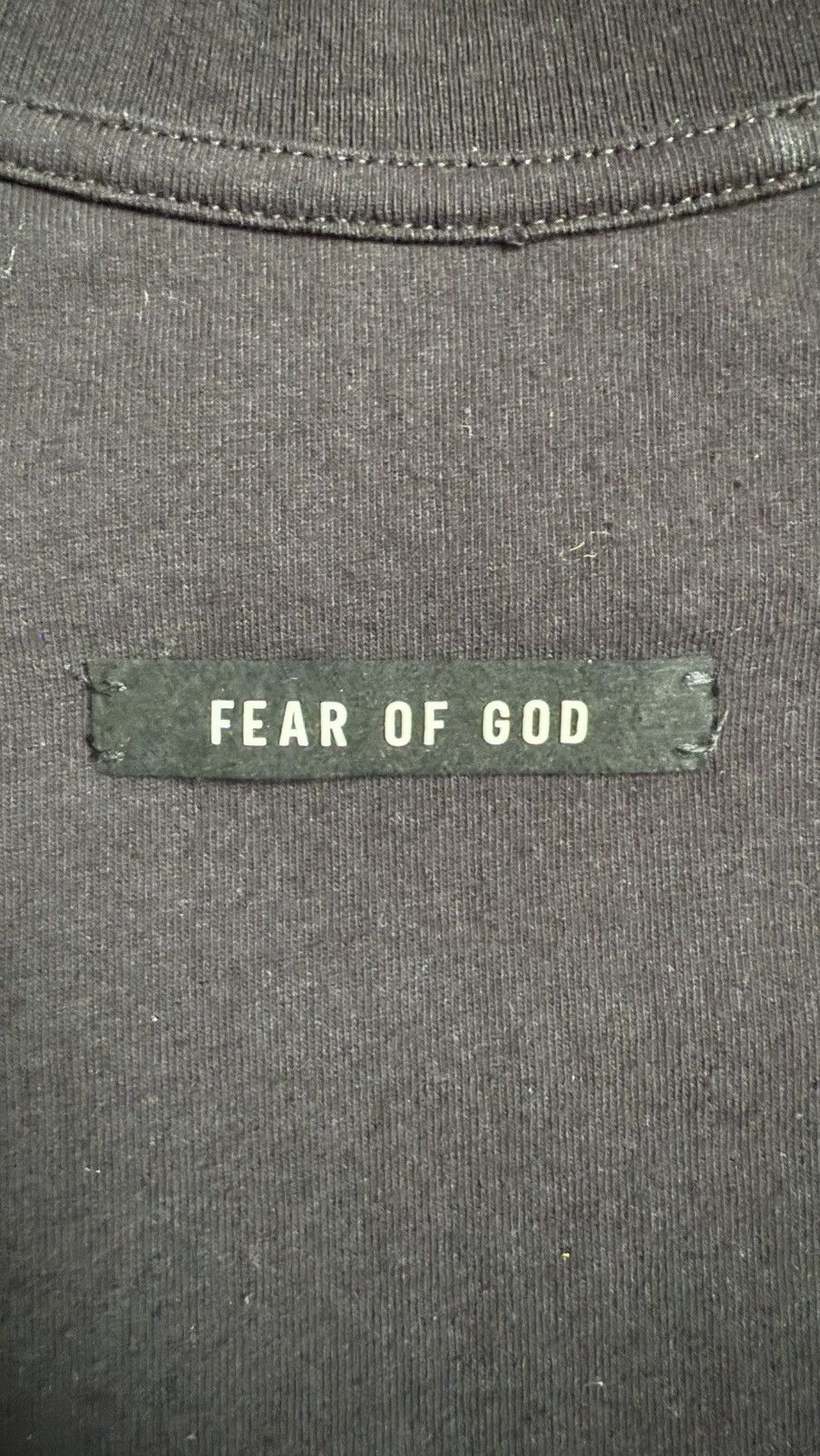 Fear of God FEAR OF GOD LONG SLEEVE FG Black Tee Sixth Collection Size US S / EU 44-46 / 1 - 9 Thumbnail