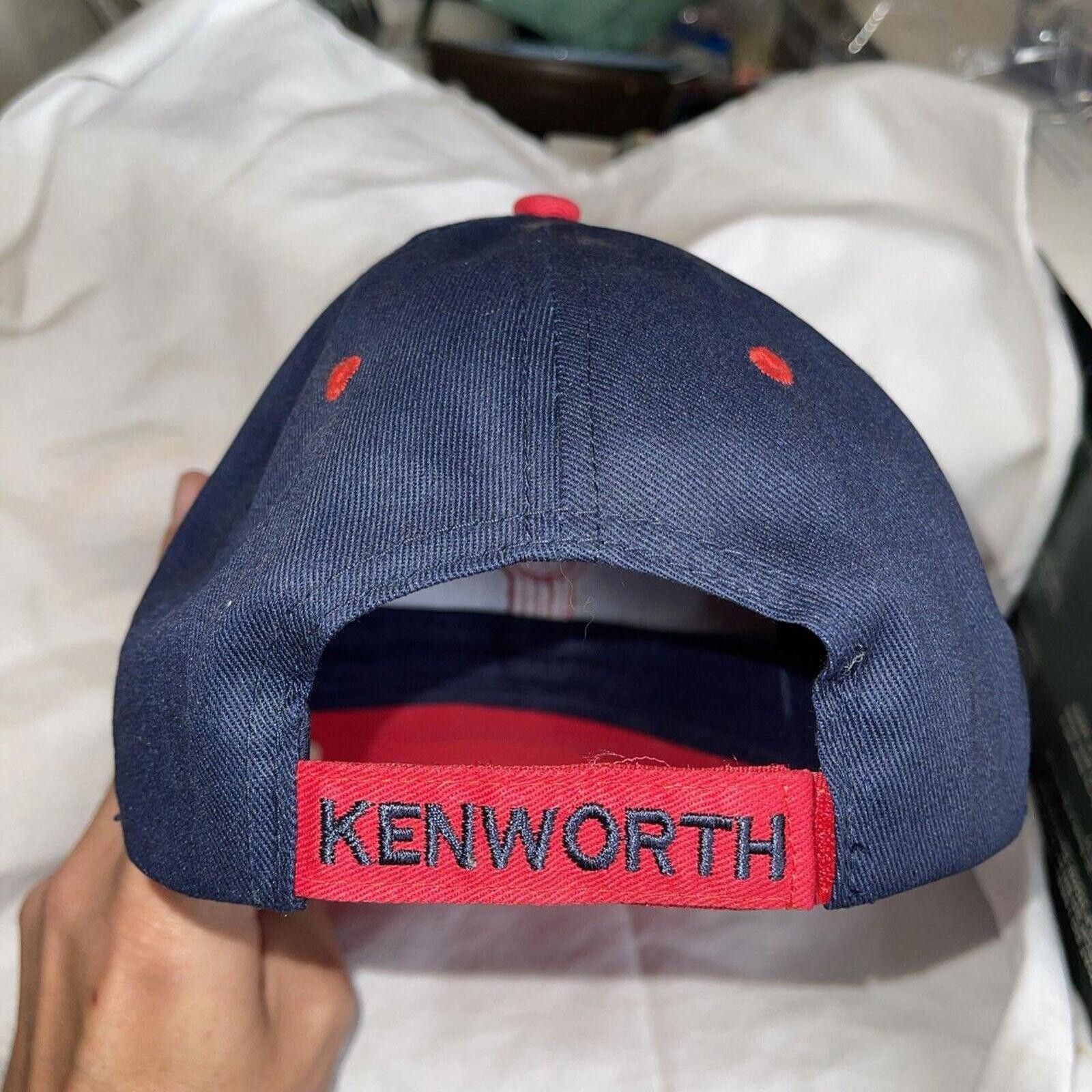 Designer Kenworth Two-Tone Baseball Cap - Navy & Red Size ONE SIZE - 5 Thumbnail