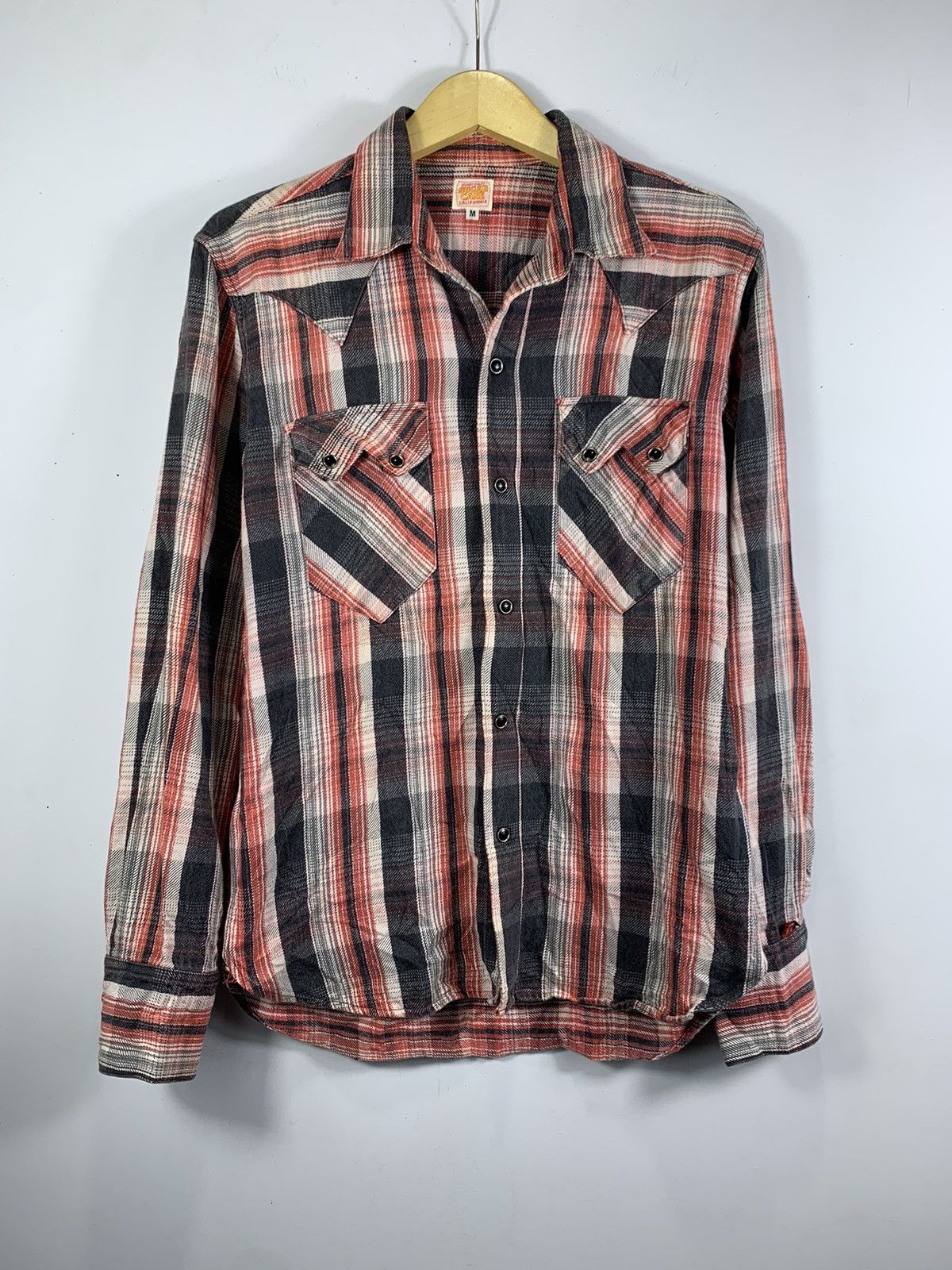 Sugar Cane Vintage Sugar Cane Fannel Double Pocket Size US L / EU 52-54 / 3 - 1 Thumbnail