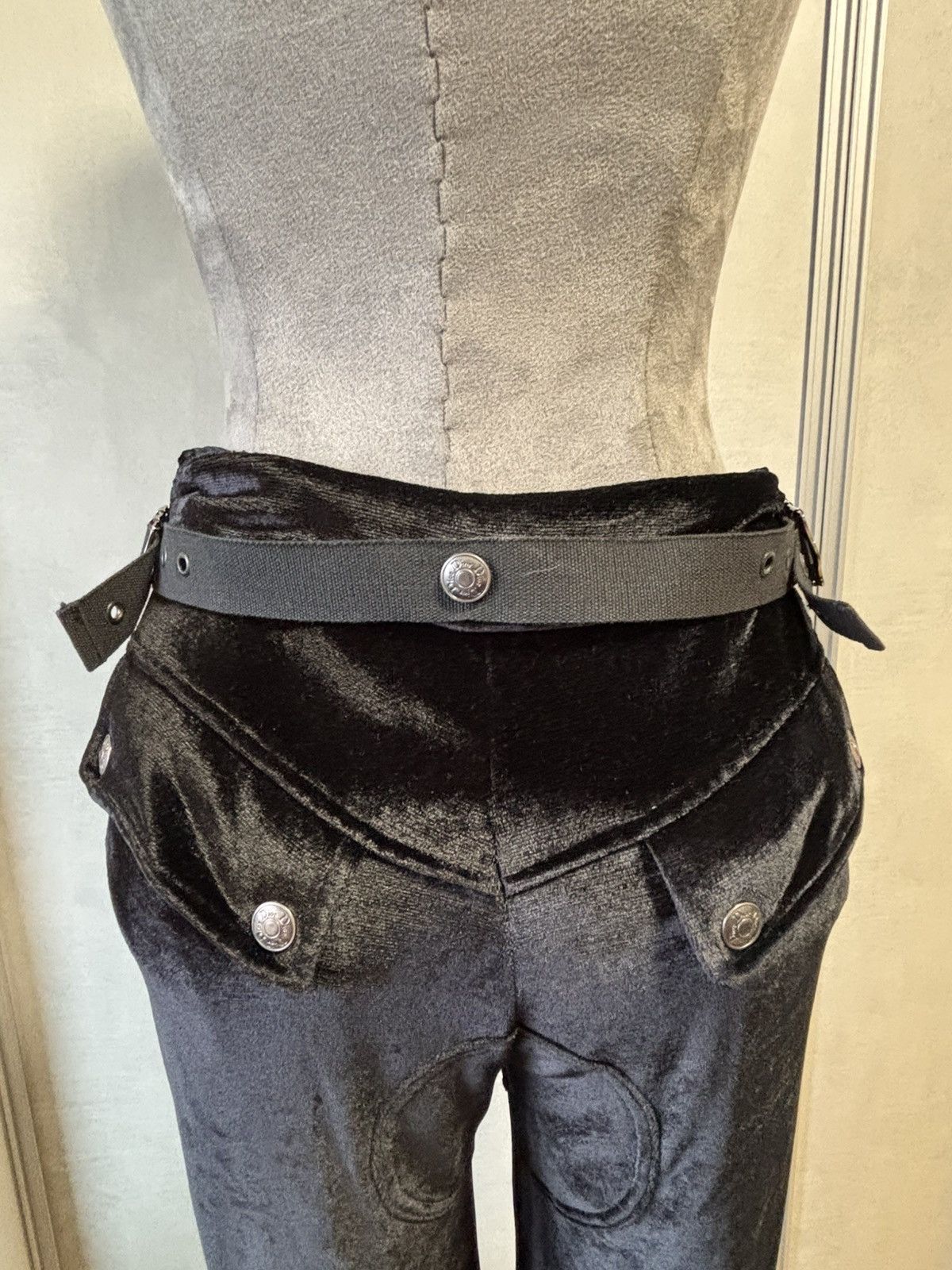Dior CHRISTIAN DIOR Cargo velvet pants Size 26" / US 2 / IT 38 - 10 Thumbnail