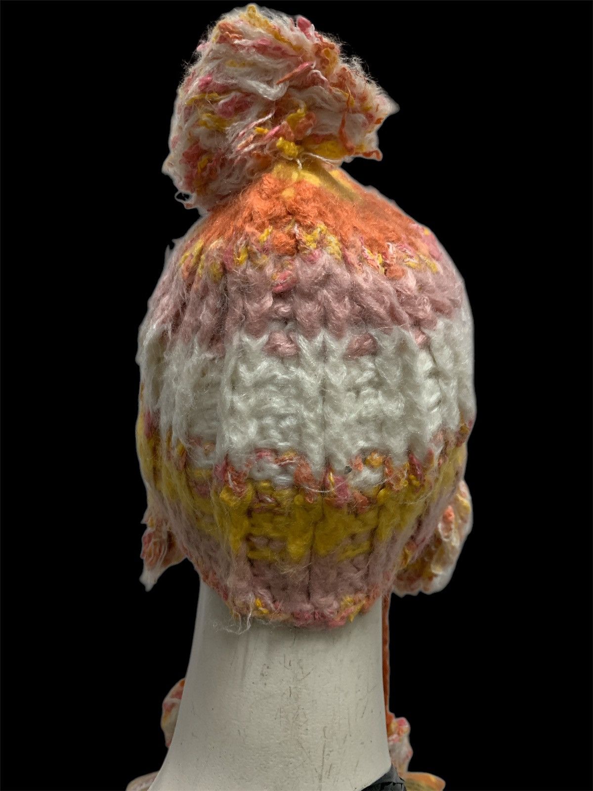 Japanese Brand × Kapital × Vintage Crochet Knitted HandMade Beanie Hats Size ONE SIZE - 4 Thumbnail