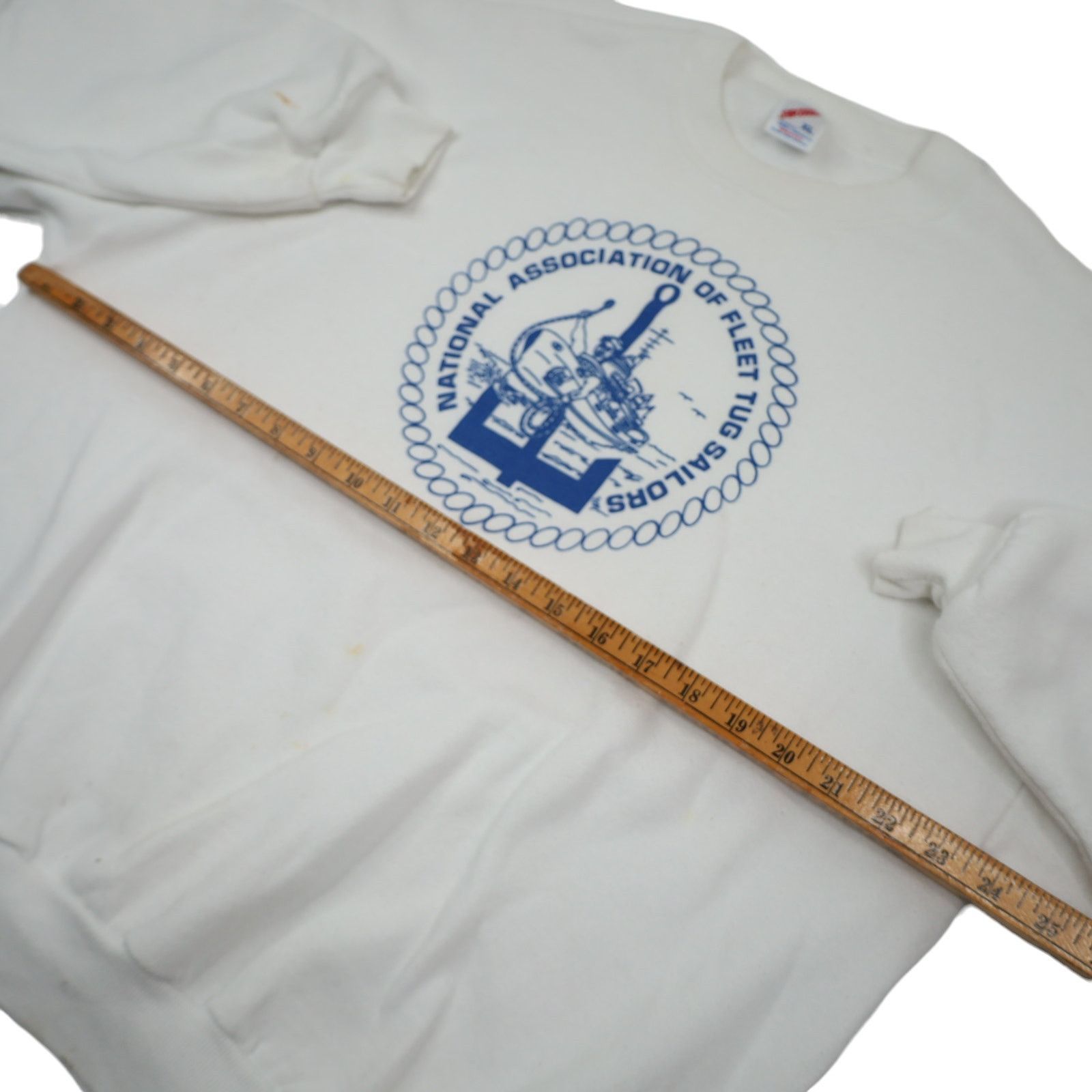 Vintage Vintage National Association of Fleet Tug Sailors Sweatshirt Size US XL / EU 56 / 4 - 8 Thumbnail