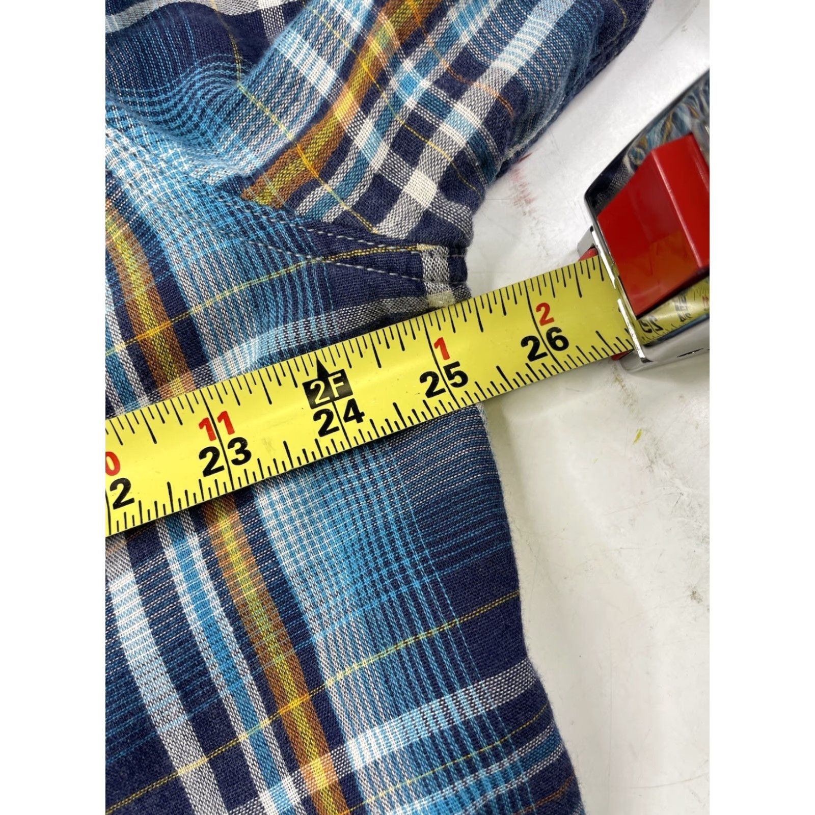 Burton Kuhl Shirt Mens 2XL Blue Plaid Flannel Button-Front Outdoor Casual Workwear Size US XXL / EU 58 / 5 - 7 Thumbnail