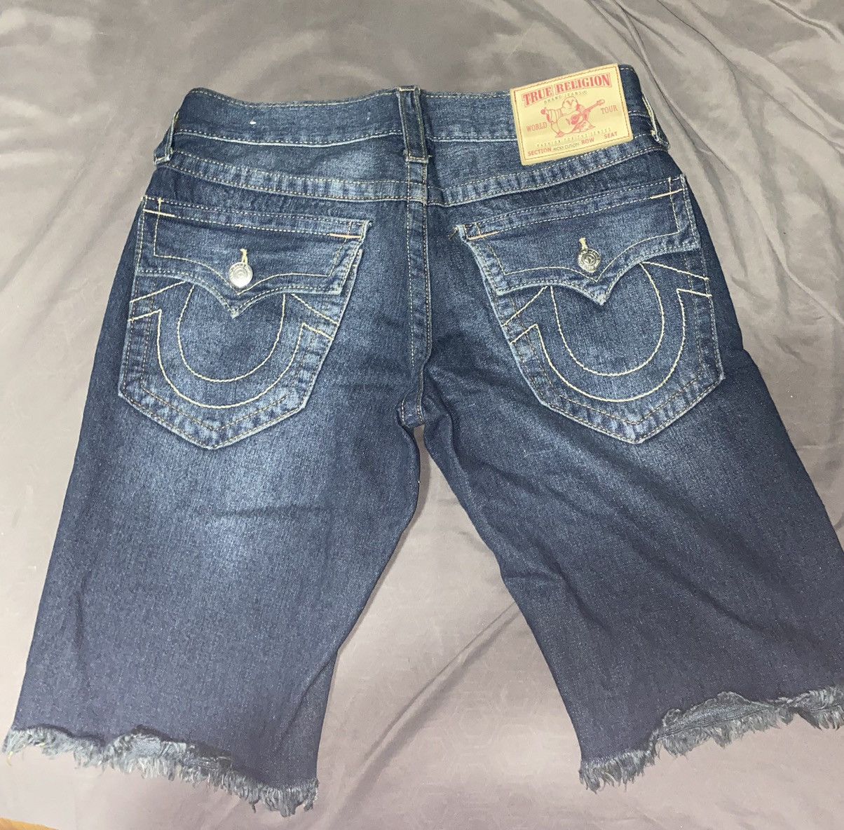 True Religion True Religion Denim Cutoff Shorts Size US 30 / EU 46 - 1 Thumbnail