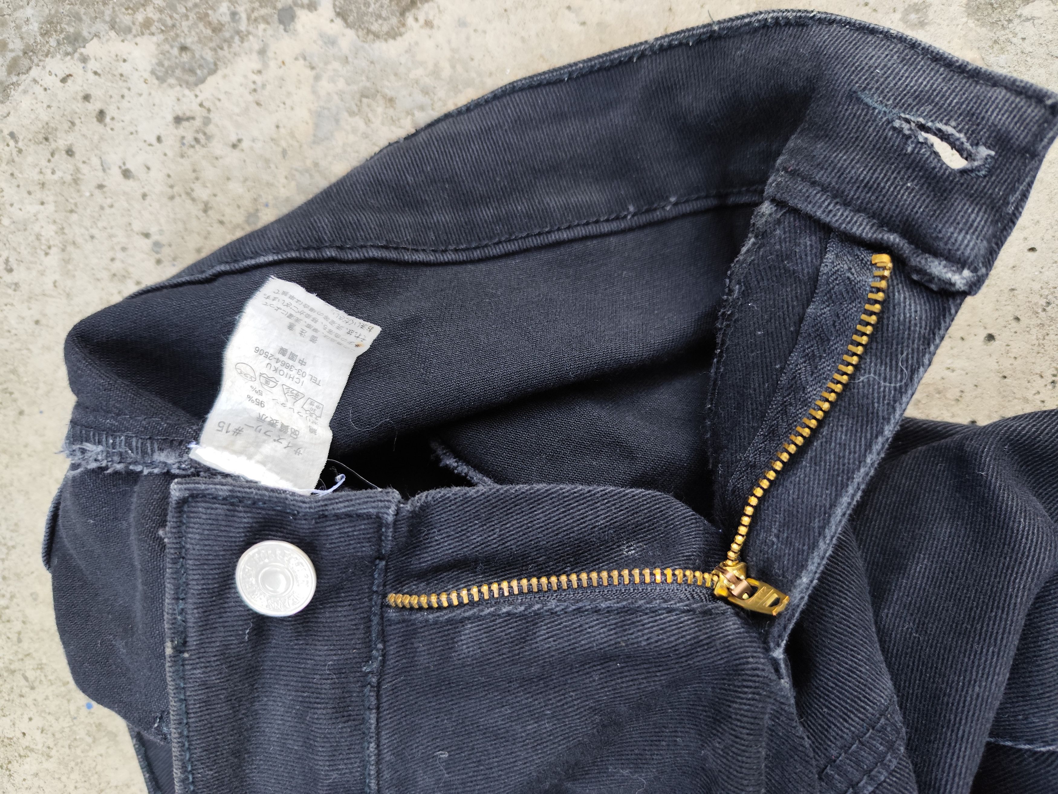 If Six Was Nine × Japanese Brand × Tornado Mart WINK WINK Studded Bootcut Bell Baggy Jeans Size 29" - 9 Thumbnail