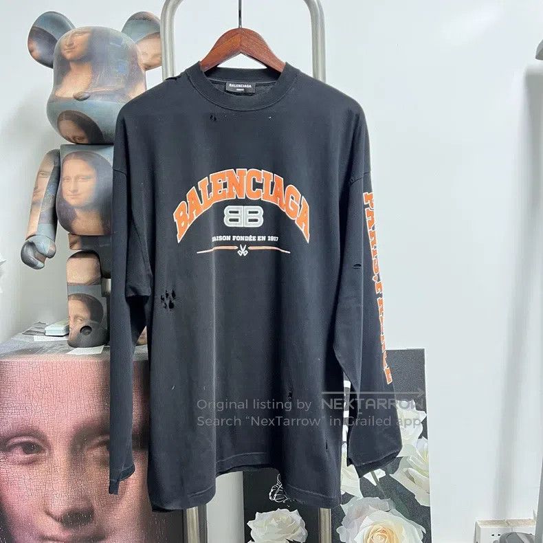 Balenciaga Destroyed Long Sleeve