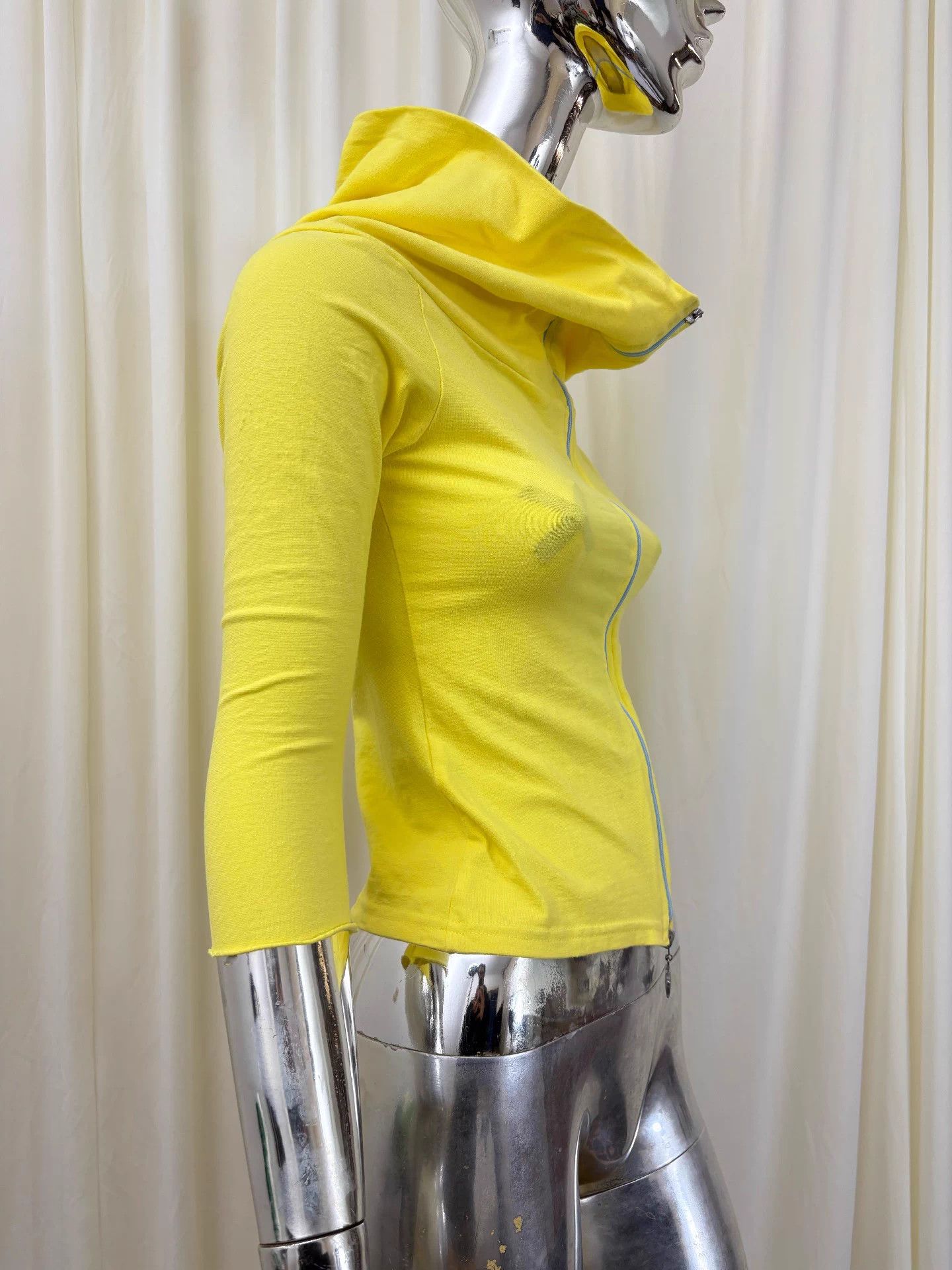 Other punkyfish UK 3/4 versatile zip bright yellow top Size XS / US 0-2 / IT 36-38 - 4 Thumbnail