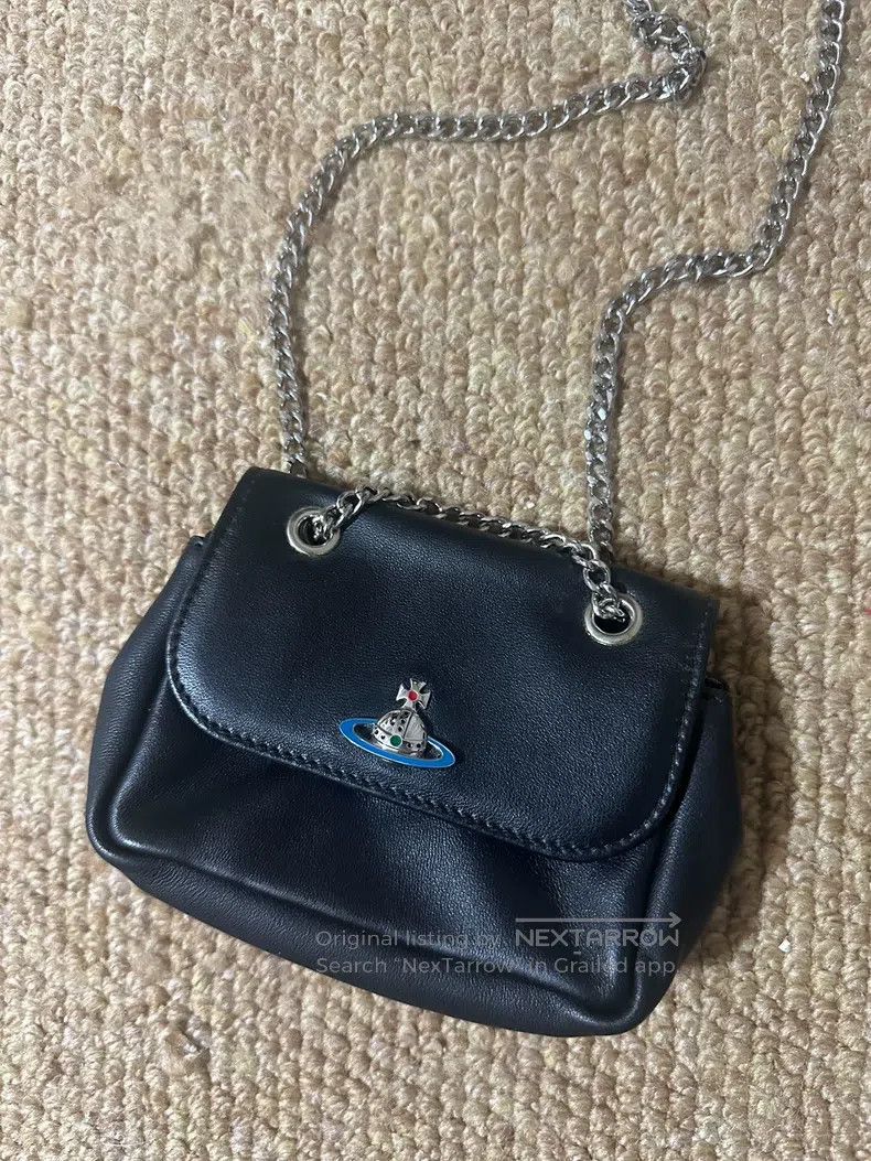 Vivienne Westwood Vivienne Westwood size os Black Leather Mini Bag, Mini Bag Size ONE SIZE - 2 Thumbnail