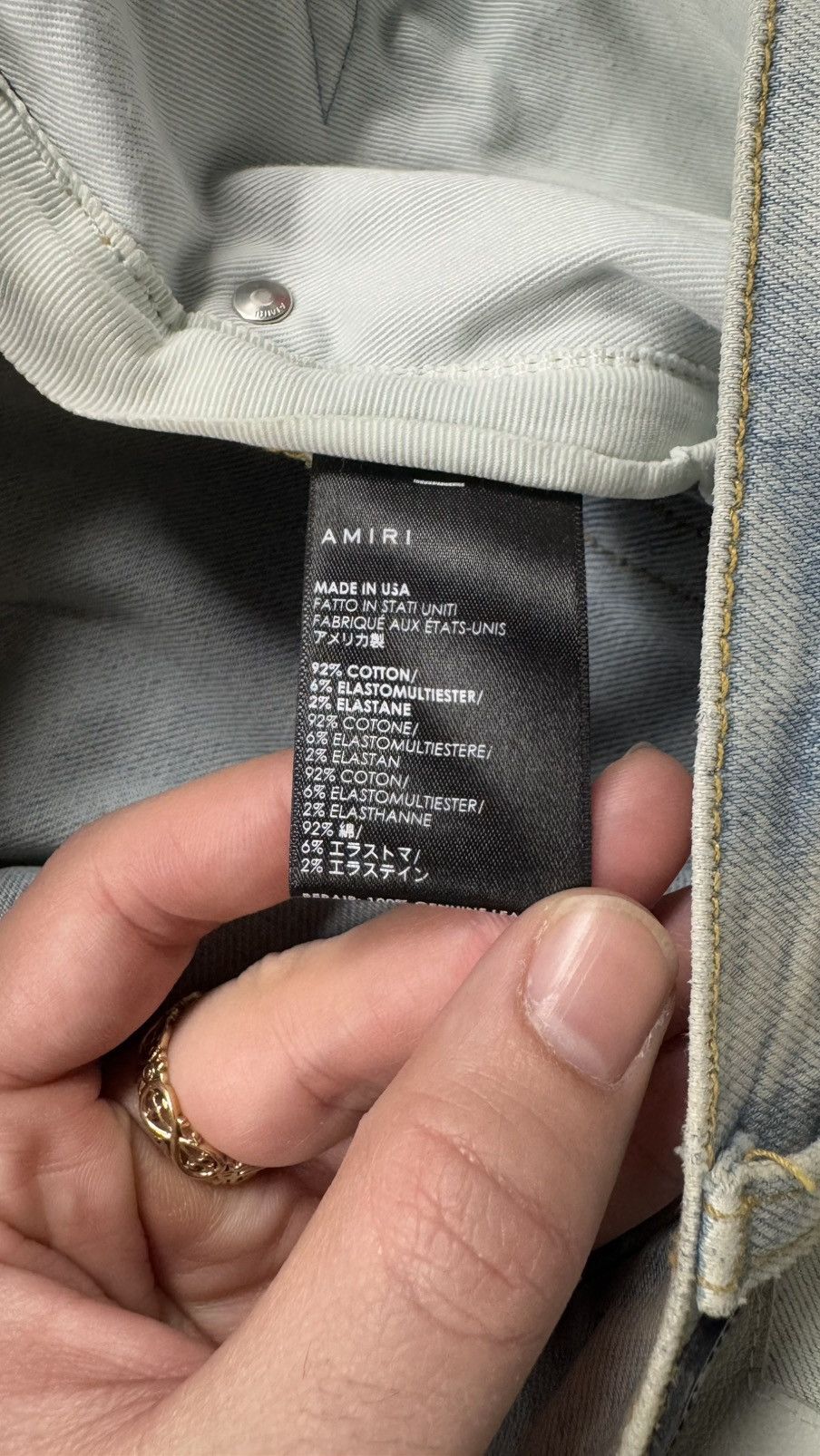 Amiri Amiri Chemist Jeans 31 Size US 31 - 6 Thumbnail