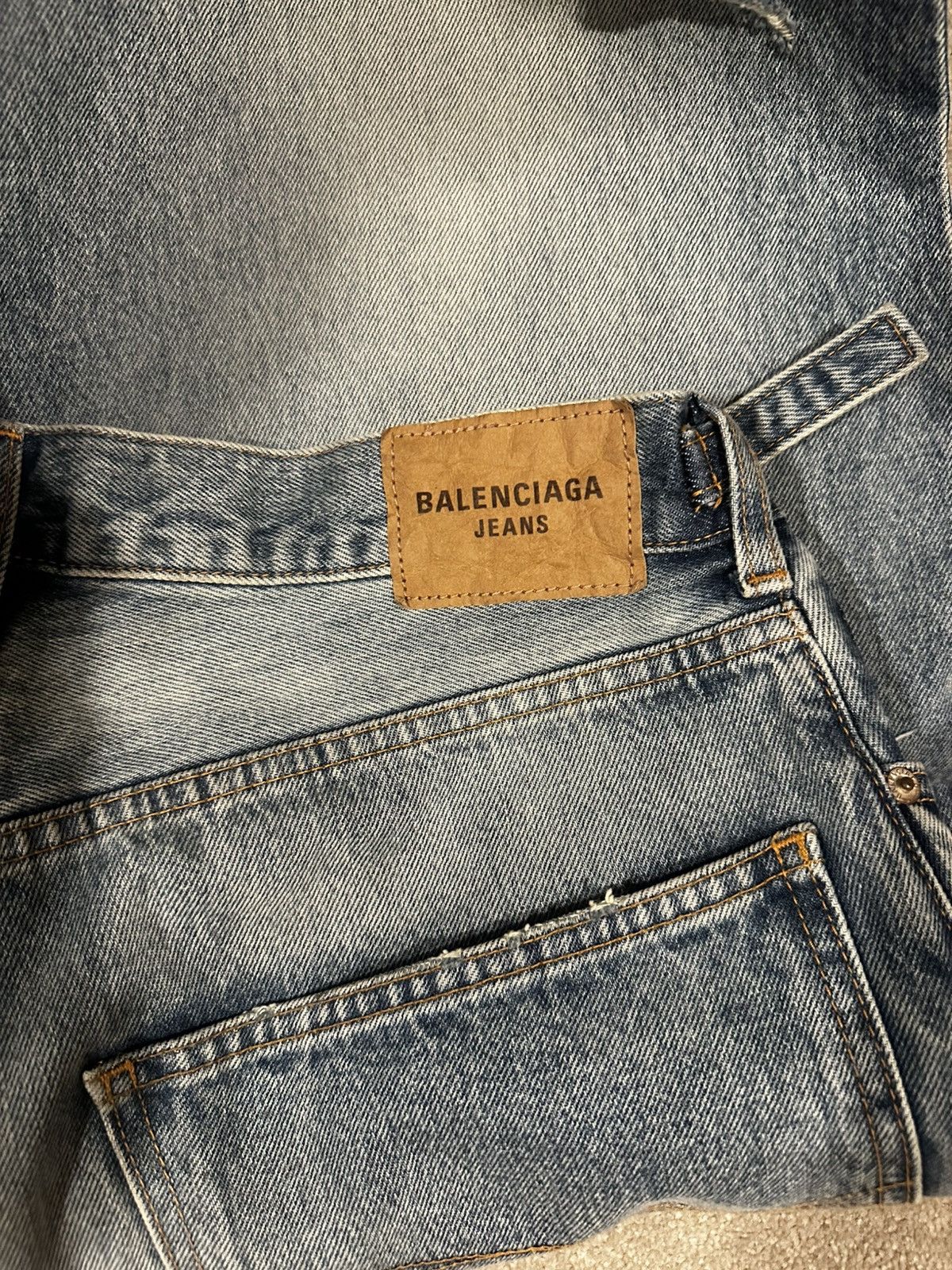Balenciaga Balenciaga destroyed skater denim Size US 32 / EU 48 - 4 Thumbnail