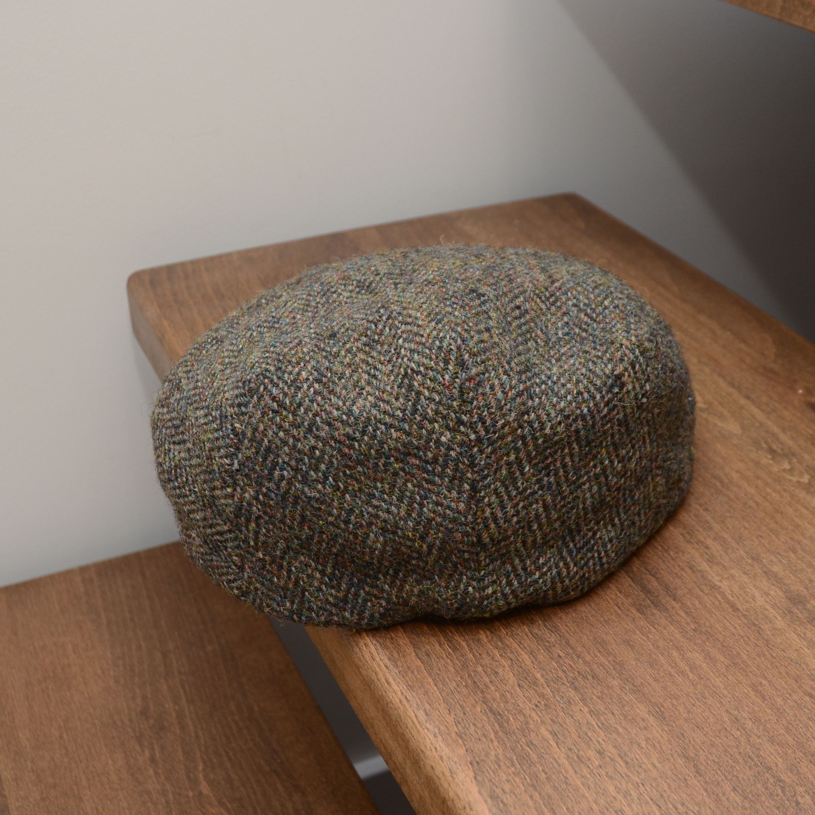 Harris Tweed Olney Harris Tweed Vintage Wool Driving Cap Newsboy Hat Size ONE SIZE - 8 Thumbnail