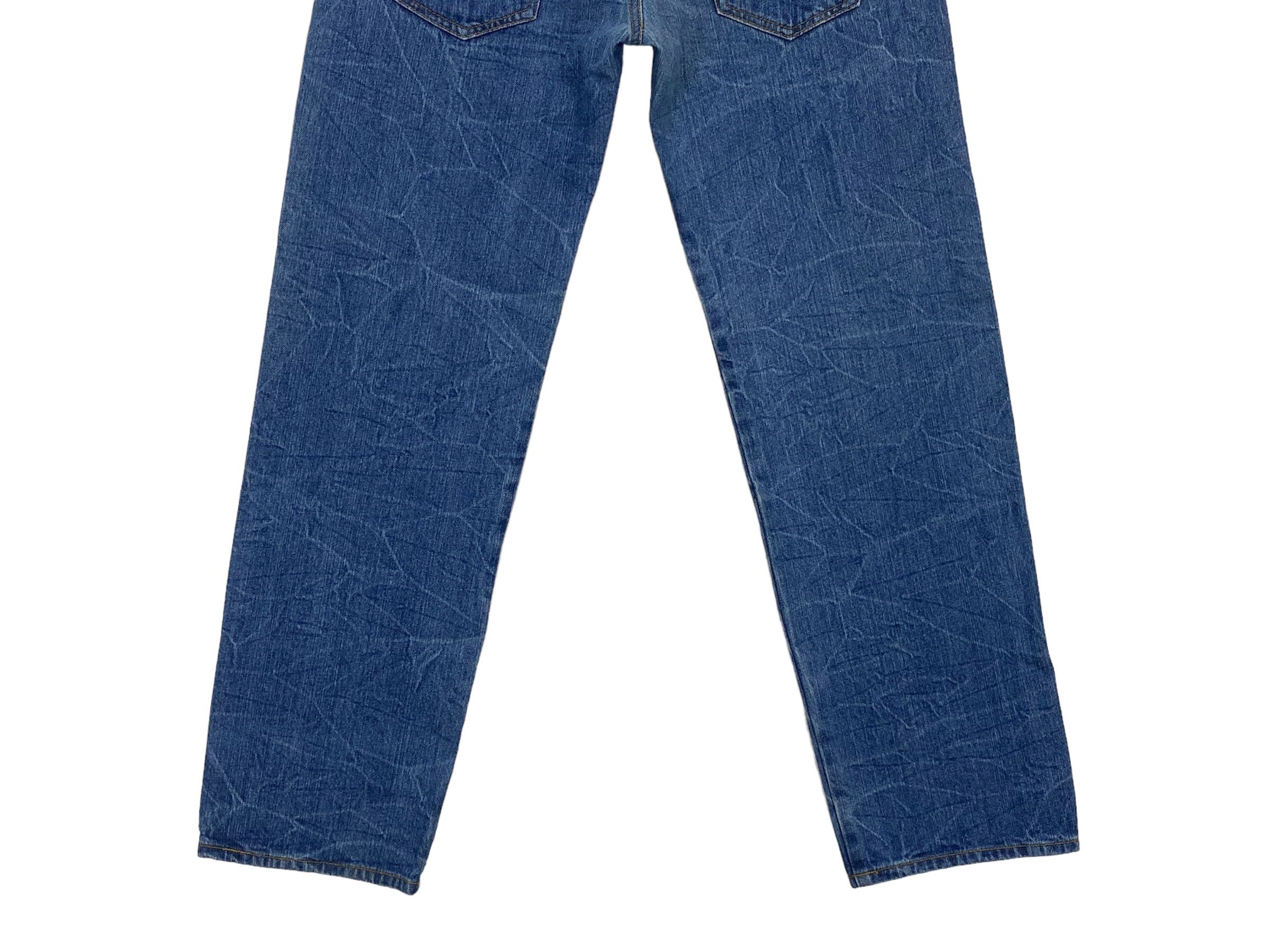 Japanese Brand El John Double Waist Denim Goth Punk Jeans Size US 30 / EU 46 - 6 Thumbnail
