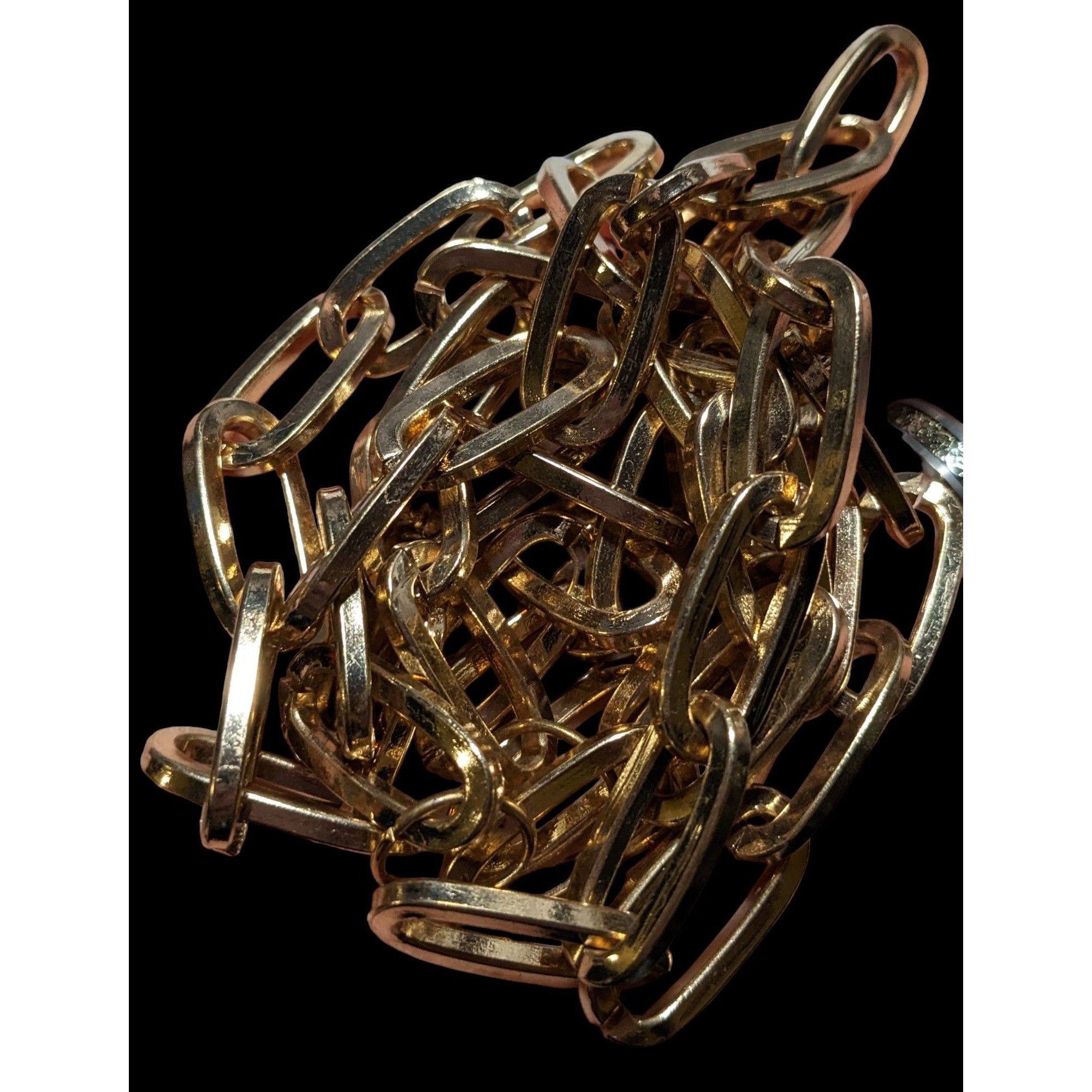 Other Glam Large Link Heavy Gold Chain Necklace Size ONE SIZE - 4 Thumbnail