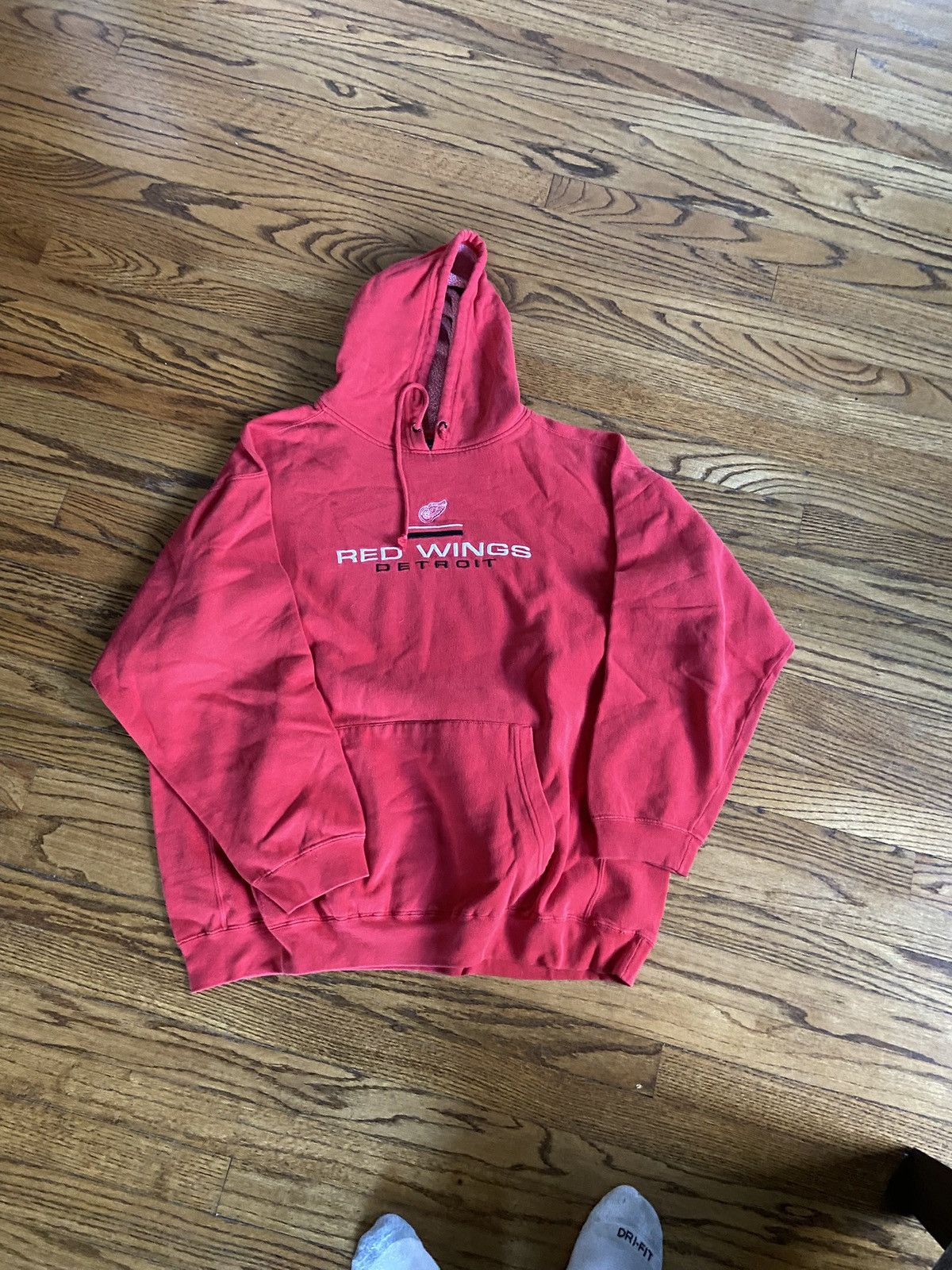 NHL × Vintage Vintage Detroit redwings hoodie Size US XL / EU 56 / 4 - 1 Thumbnail
