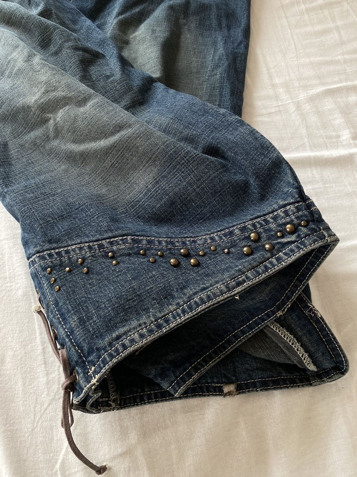 Vintage Vintage washed denim denim midi skirt Size 32" / US 10 / IT 46 - 7 Thumbnail