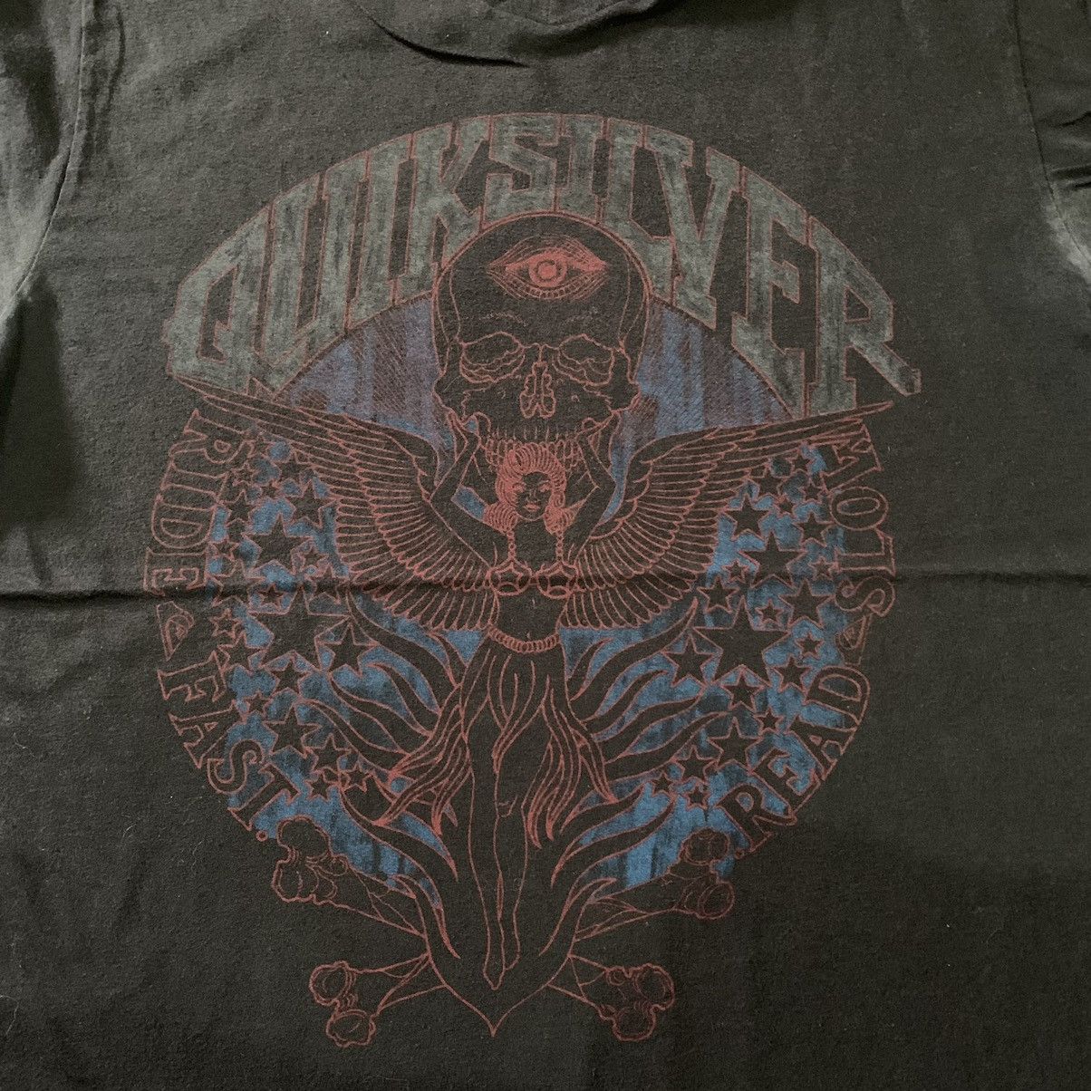 Quiksilver × Vintage Vintage Quiksilver Ride Fast Read Slow Size US M / EU 48-50 / 2 - 7 Thumbnail
