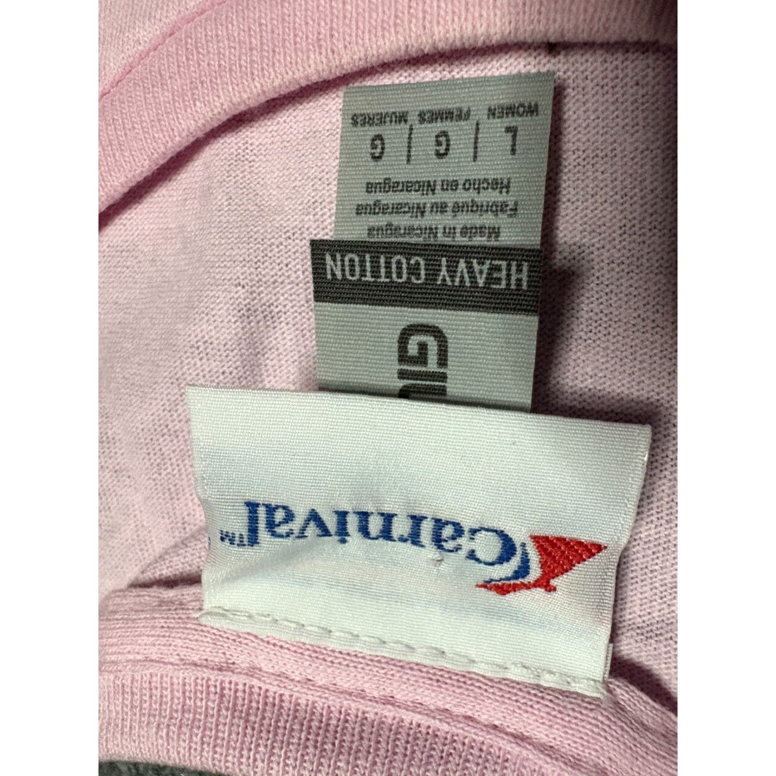 Vintage Carnival Panama Canal T Shirt Women L Pink Short Sleeve Adult Womens Large L Size L / US 10 / IT 46 - 4 Thumbnail