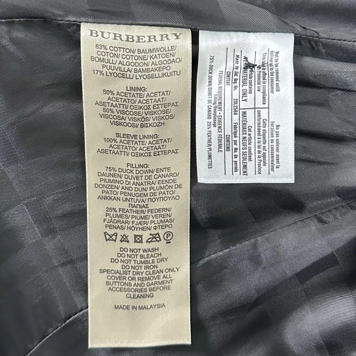 Burberry Burberry Long Velvet Down Coat L 99 New Size L / US 10 / IT 46 - 4 Thumbnail