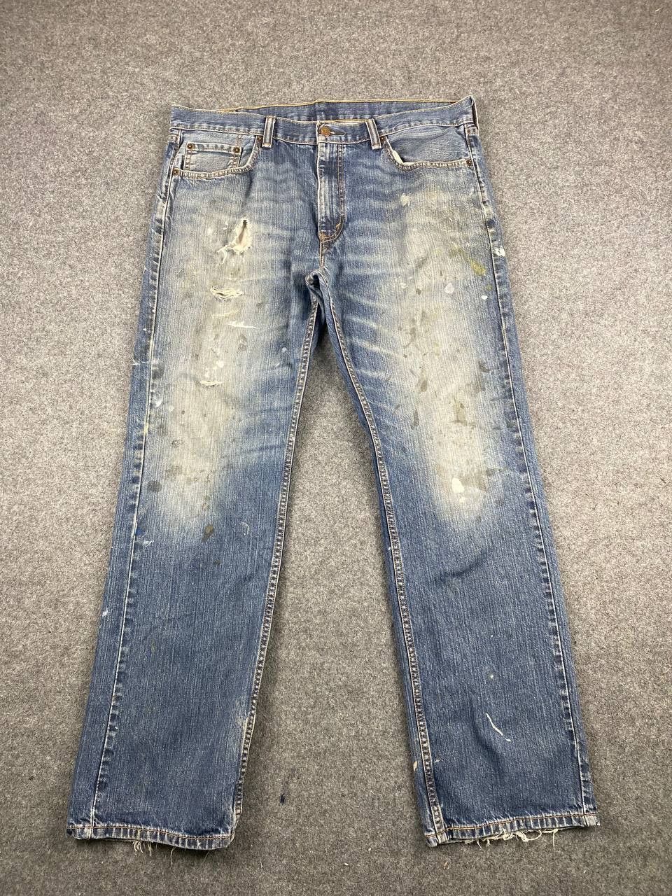 Levi's levis 559 paint splatter distressed denim Size US 40 / EU 56 - 8 Thumbnail