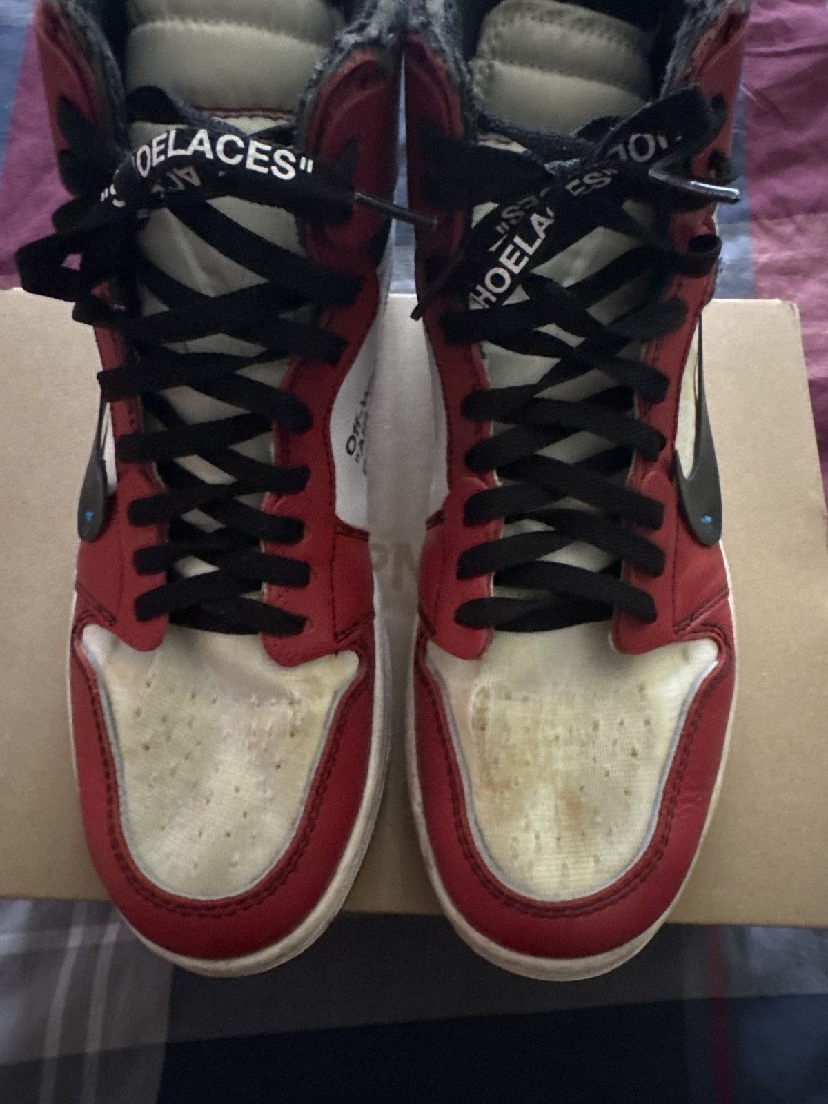 Jordan Brand × Off-White Jordan 1 off white Chicago’s Size US 11 / EU 44 - 5 Thumbnail