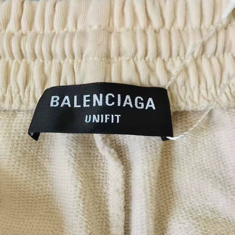 Balenciaga Balenciaga size S Solid Logo print elasticated waist strai Size US 27 - 3 Thumbnail