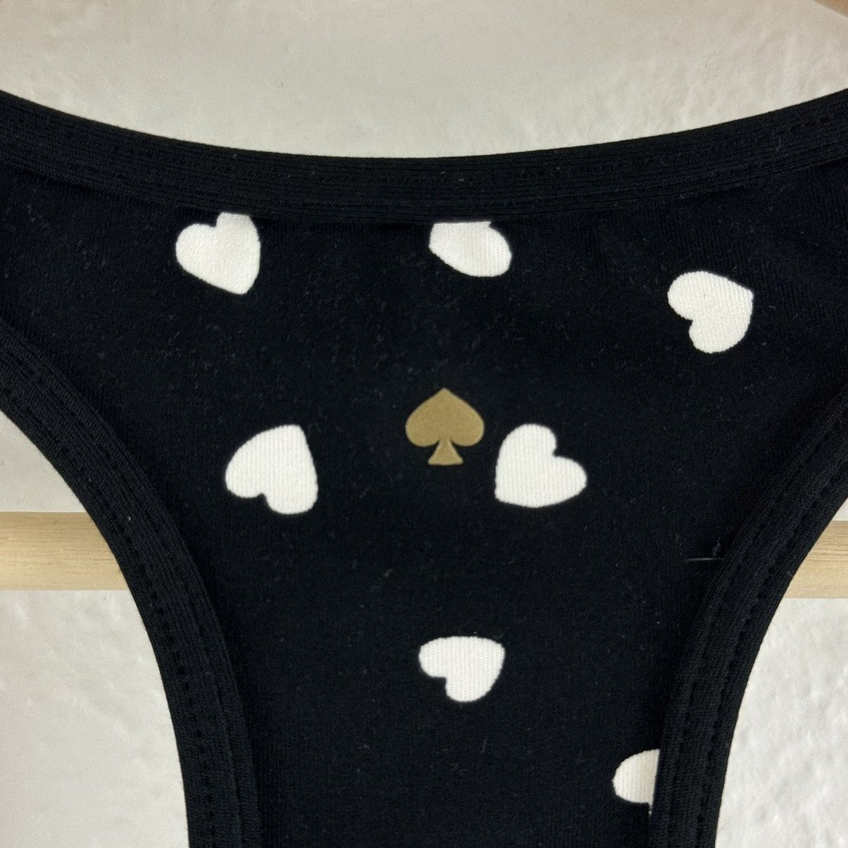 Kate Spade KATE SPADE Black White Polka Heartbeat Scallop Sports Bra Size M / US 6-8 / IT 42-44 - 9 Thumbnail