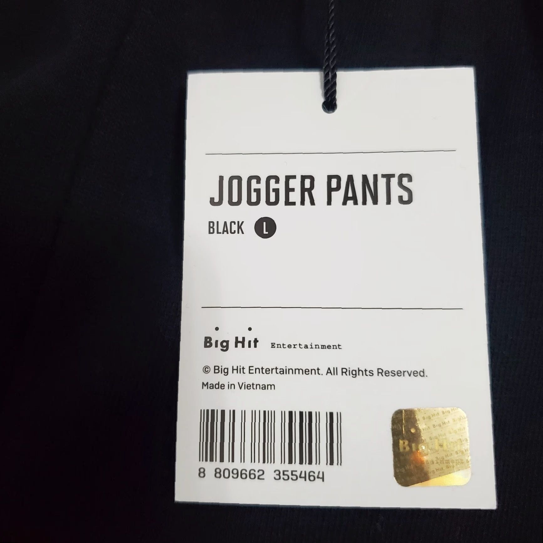 Vintage VINTAGE BTS Map Of The Soul Jogger Womens L Black MOTS Tour Concert Merch Pants Drawstring Elastic Waist 89% Cotton 11% Polyester Size 36" / US 14 / IT 50 - 3 Thumbnail