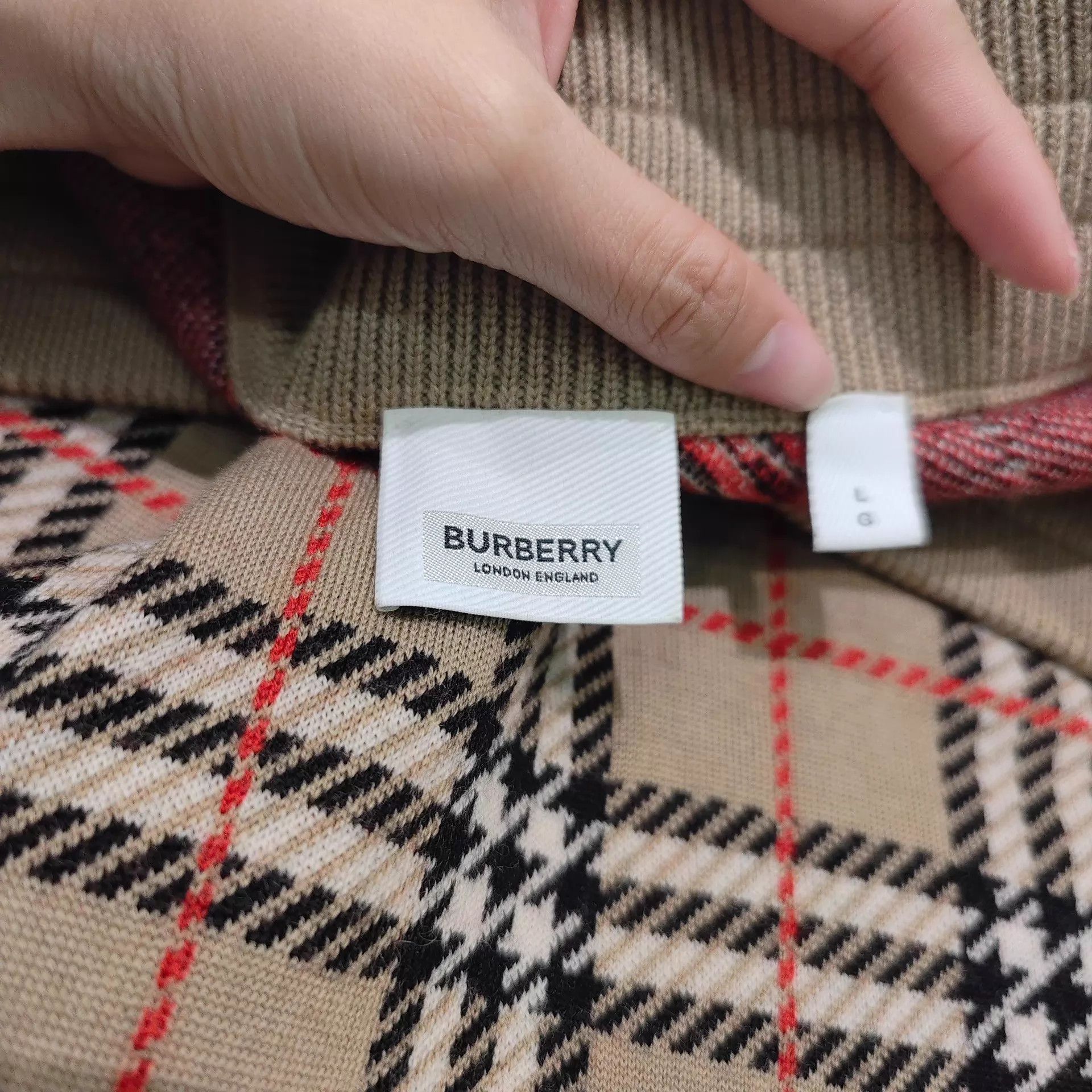 Burberry Burberry 99 New Wool Check Short L Size US 32 / EU 48 - 3 Thumbnail