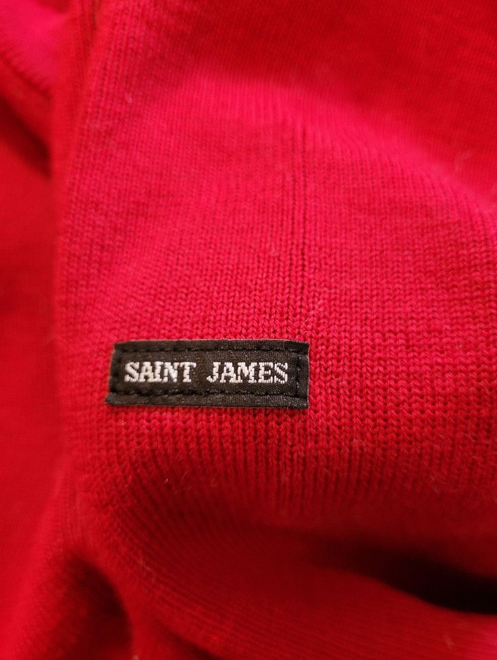 Saint James Saint James Red CANCALE Fisherman Sweater Side Button - Xs Size US XS / EU 42 / 0 - 7 Thumbnail