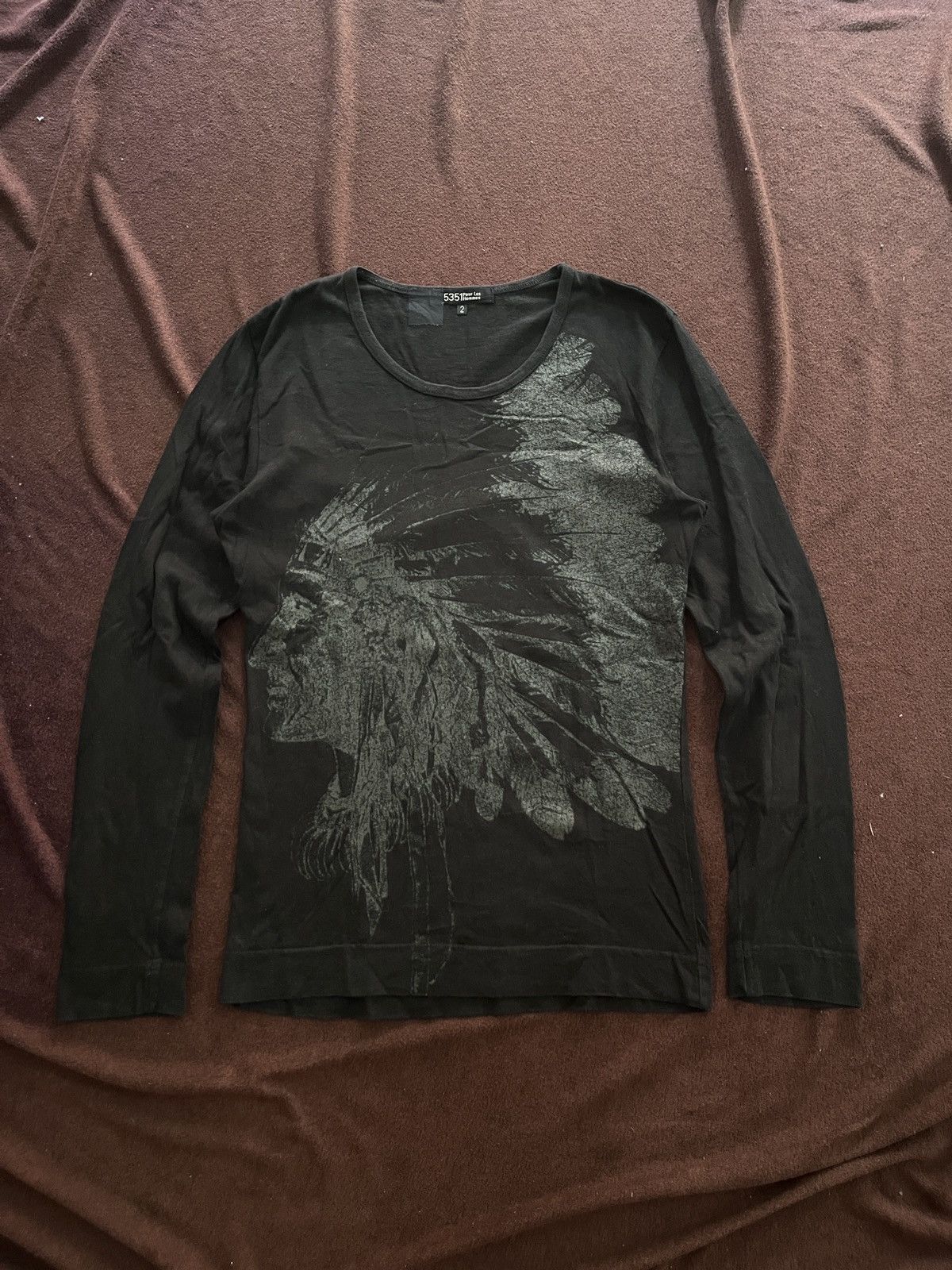 5351 POUR LES HOMMES Archive 5351 Pour Les Hommes Indiaaan Longsleeve Size US S / EU 44-46 / 1 - 1 Thumbnail