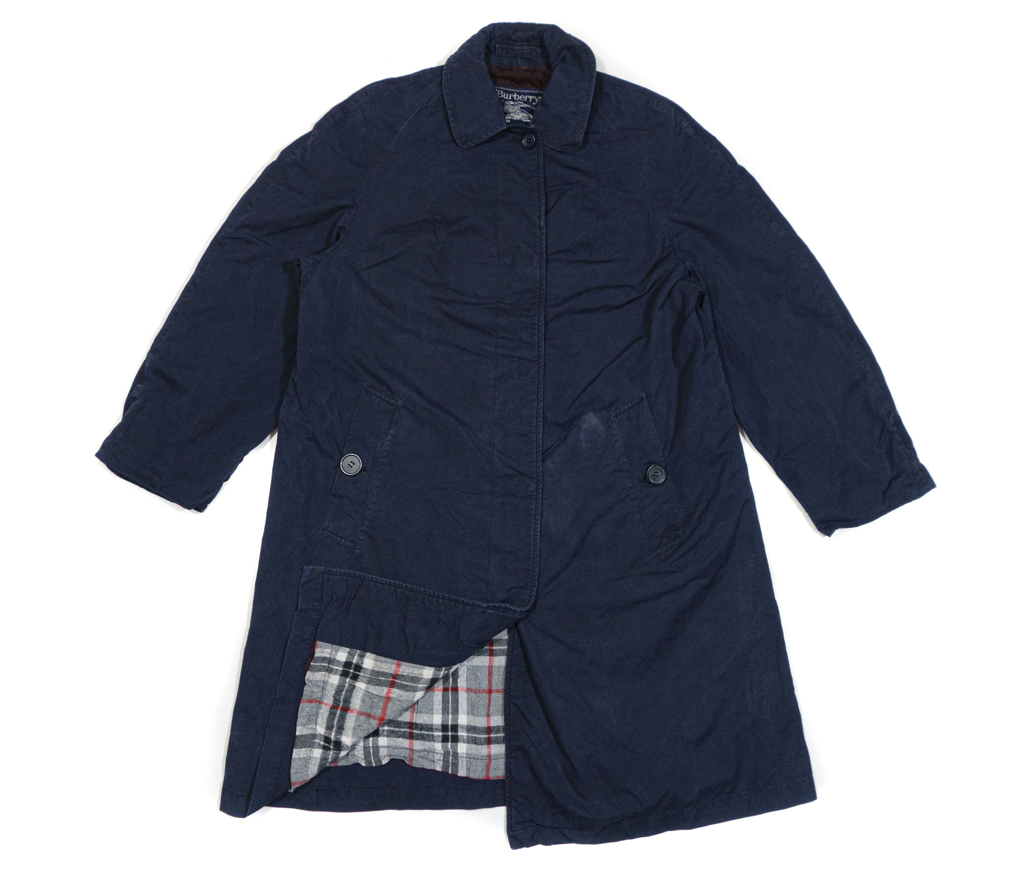 Burberry 90S Trench Coat Vintage Size L / US 10 / IT 46 - 1 Thumbnail