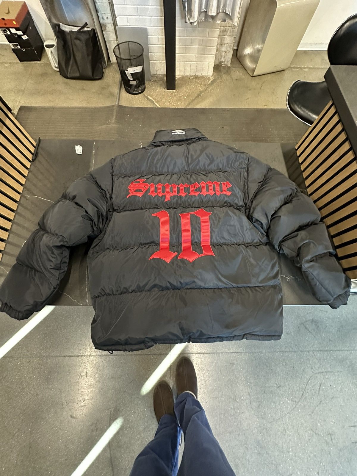 Supreme Supreme Umbro Down Puffer Black Size US XL / EU 56 / 4 - 2 Thumbnail