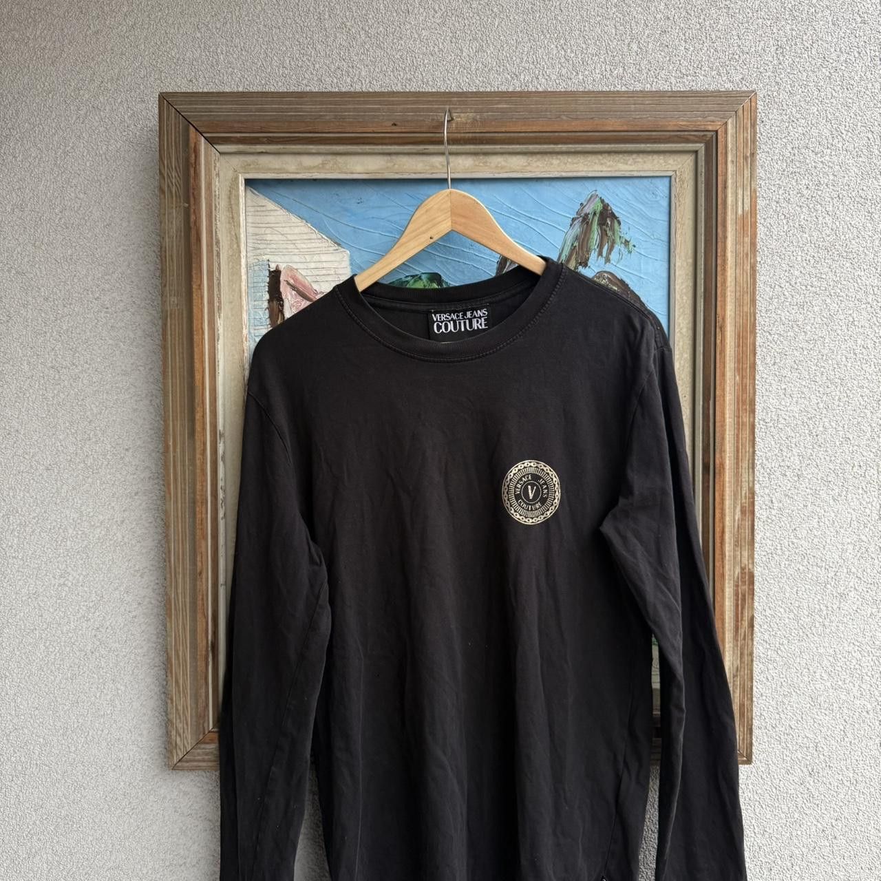 Versace Versace Longsleeve T shirt Black Size US M / EU 48-50 / 2 - 2 Thumbnail