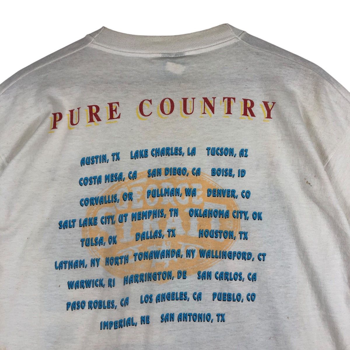 Band Tees GEORGE STRAIT Vintage American Singer T-Shirt Size US XL / EU 56 / 4 - 4 Thumbnail