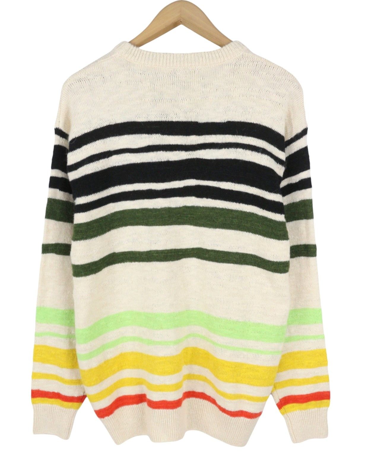 Scotch & Soda L Colourful Striped Crew Neck Patch Pocket Pull On 91037 Size US L / EU 52-54 / 3 - 4 Thumbnail