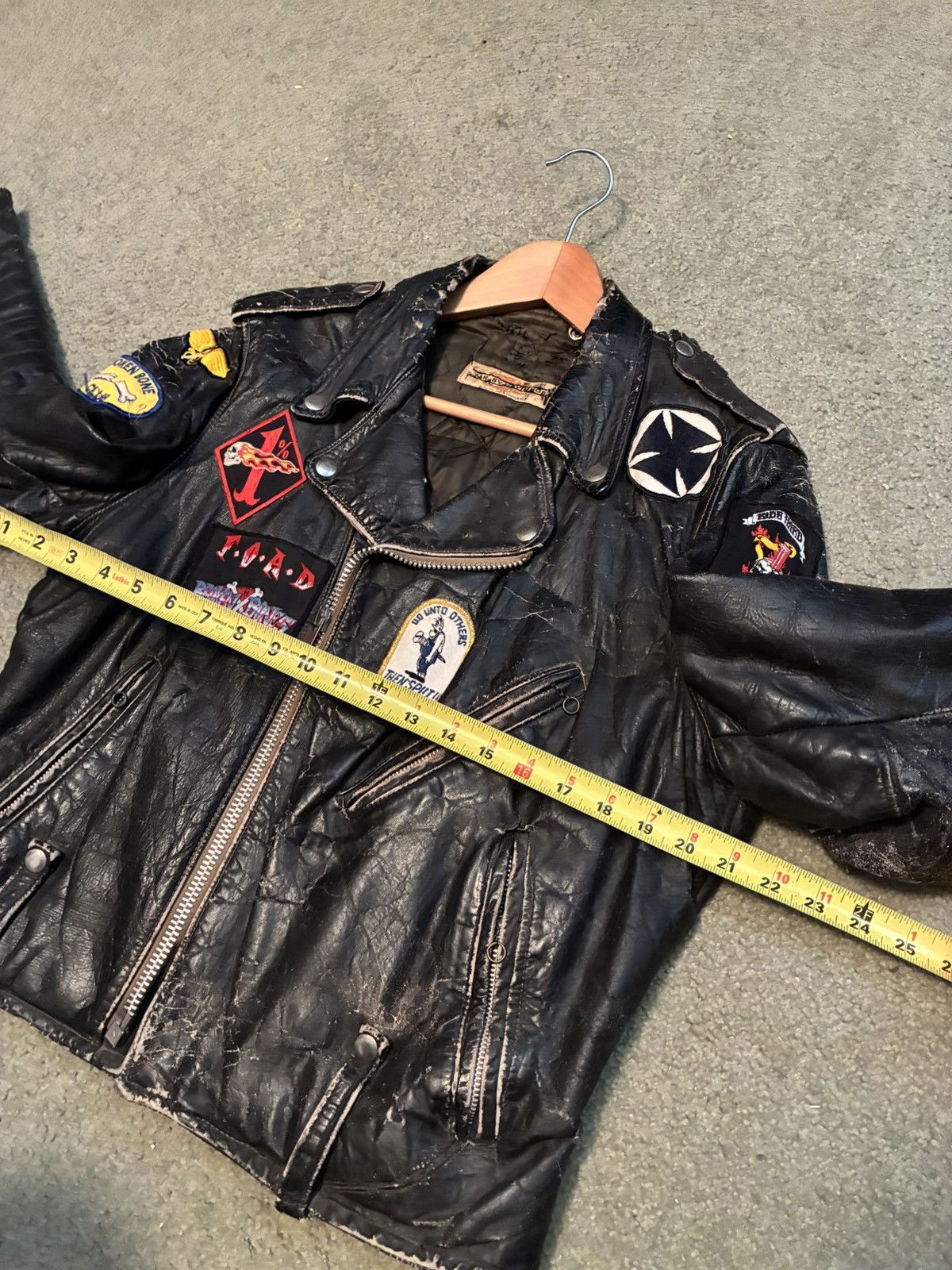 Harley Davidson Vintage 1960’s Harley Davidson patched leather jacket Size US M / EU 48-50 / 2 - 8 Thumbnail