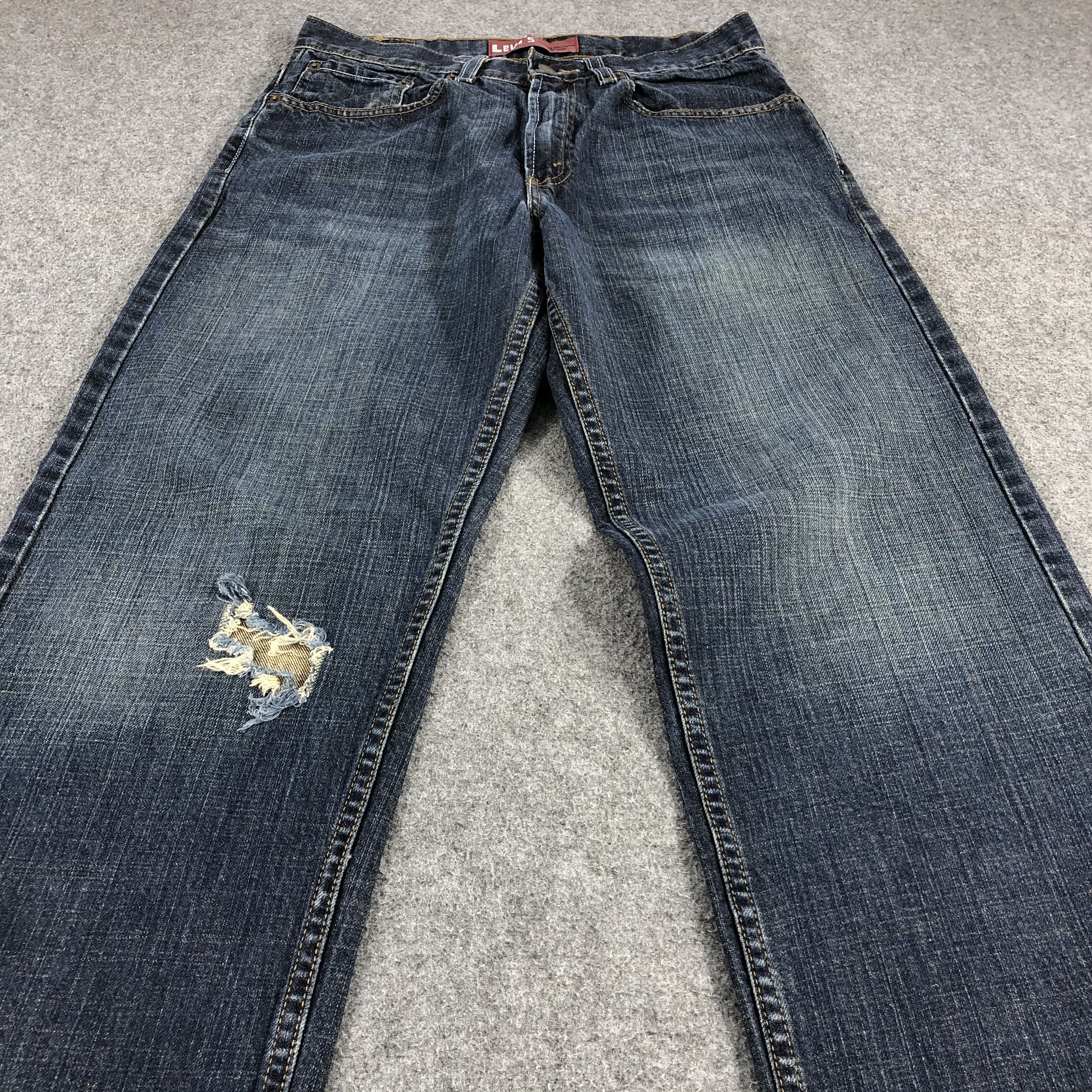 Levi's × Vintage Vintage Levis 569 Loose Straight Jeans-JM1140 Size US 31 - 3 Thumbnail