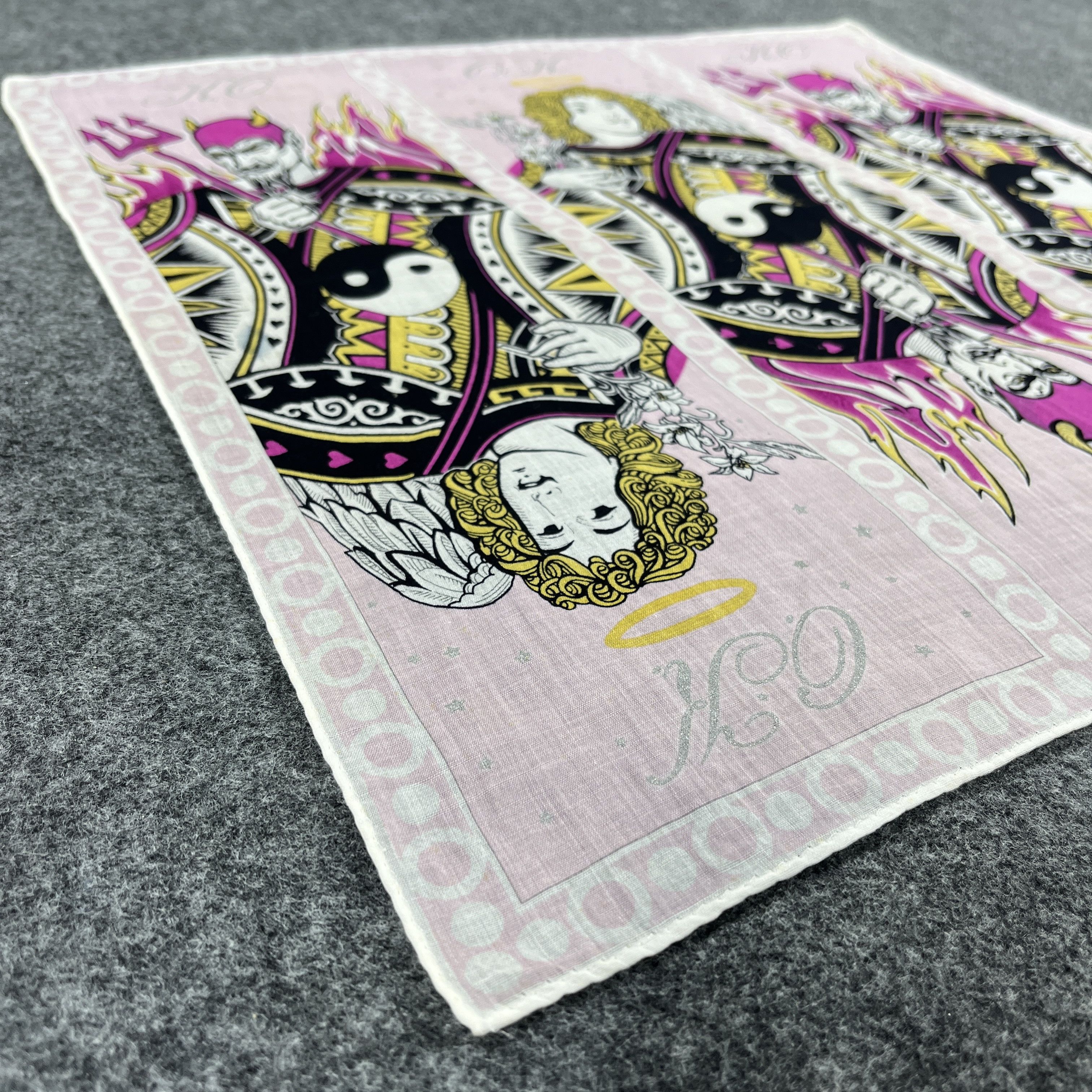Moschino × Vintage Vintage Moschino Handkerchief / Bandana / Neckerchief B317 Size ONE SIZE - 4 Thumbnail