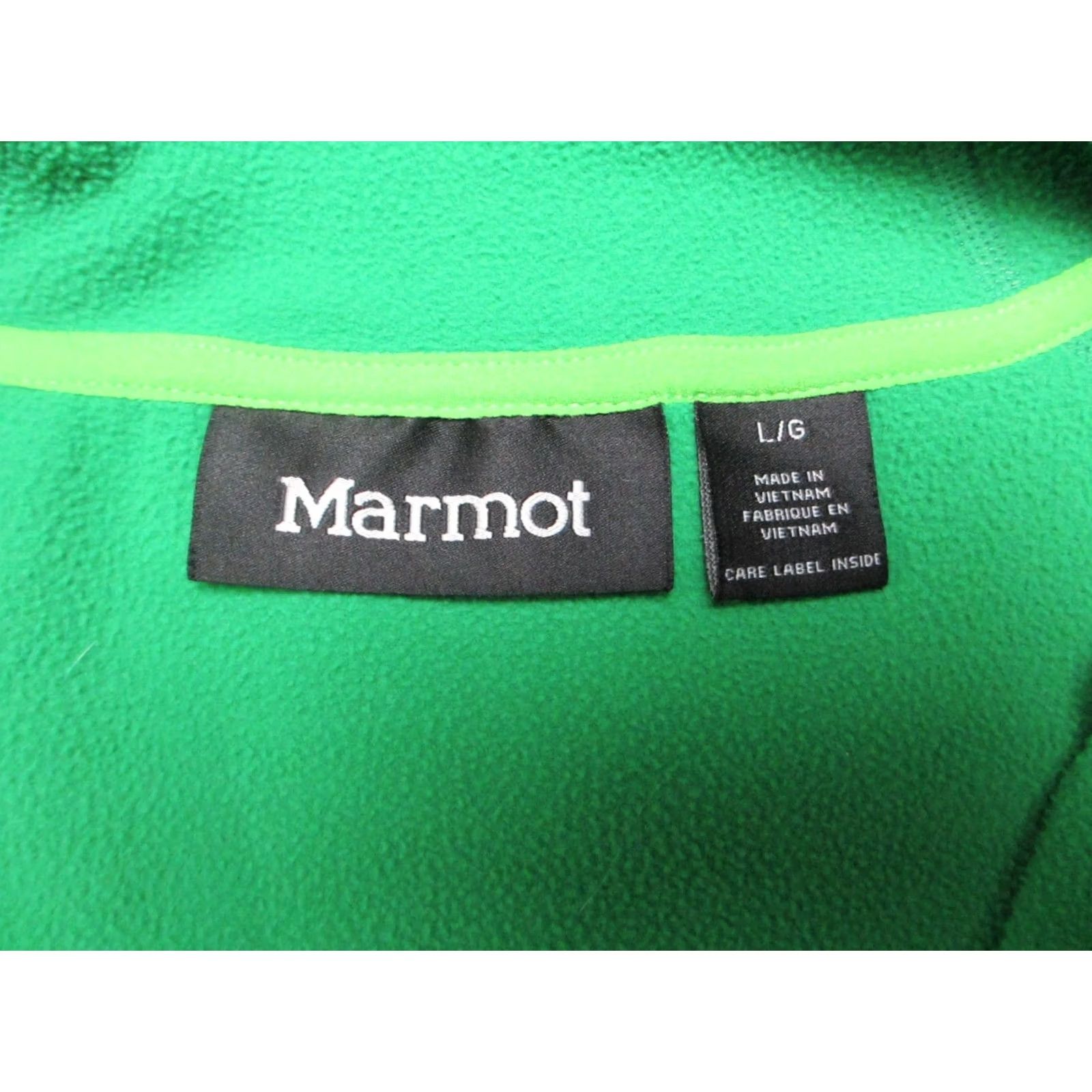 Marmot Marmot Jacket Men's Large Green Hooded Full Zip Fleece Lined Thumbhole Sleeve Regular Fit Hiking Walking Size US L / EU 52-54 / 3 - 4 Thumbnail