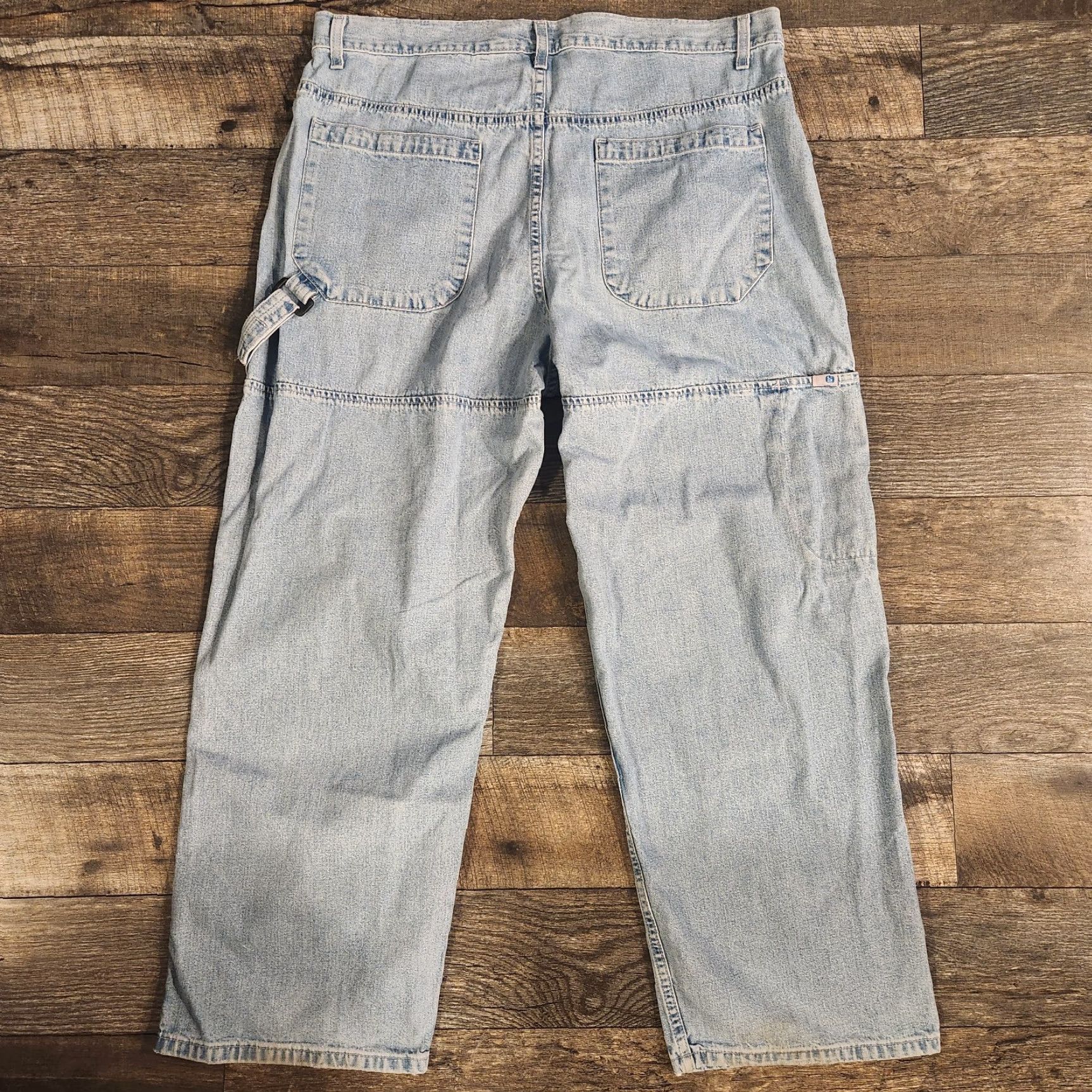 Levi's VINTAGE Levi's L2 Jeans Mens 38x30 Blue Baggy Skater Grunge Wide-Leg Size US 38 / EU 54 - 7 Thumbnail