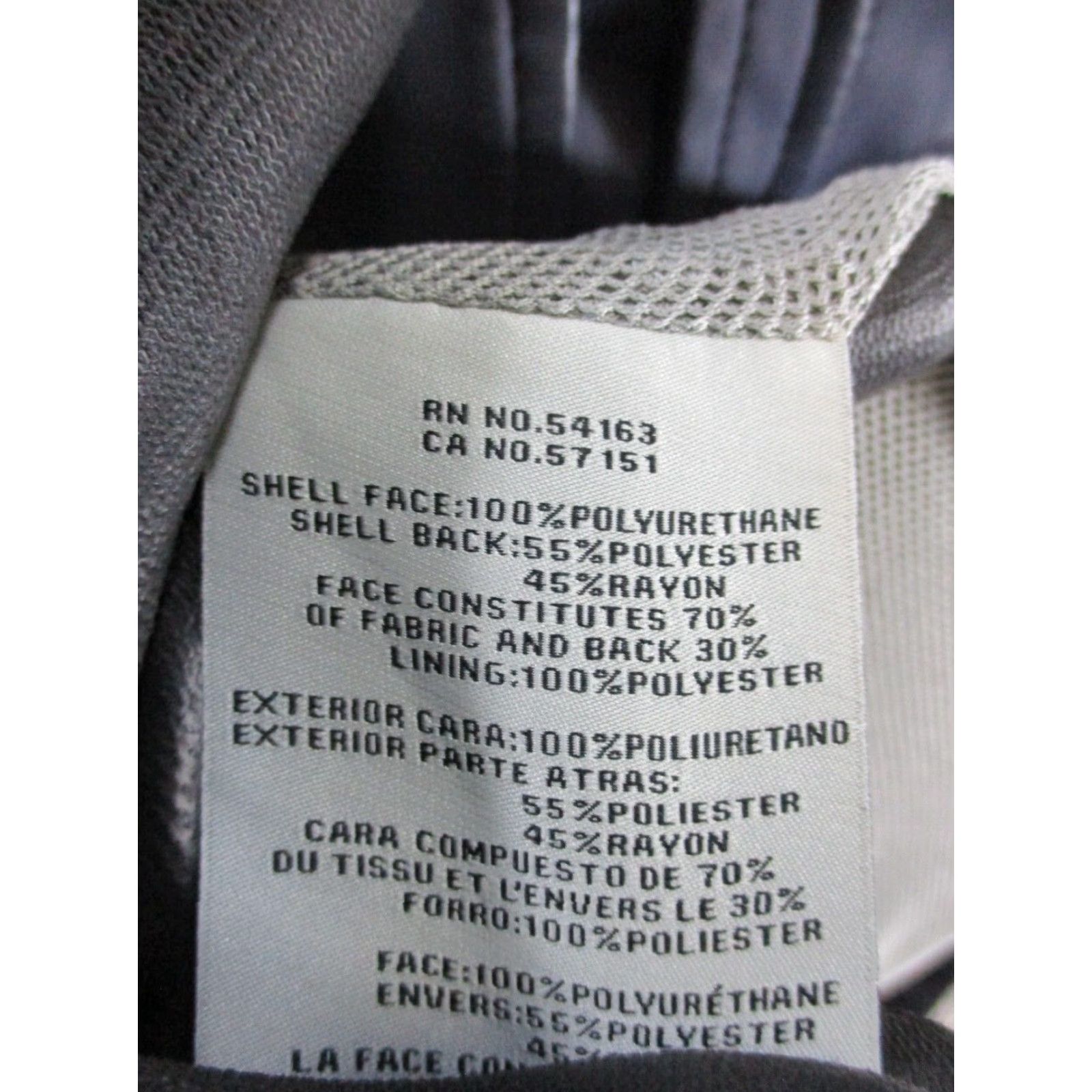 Levi's VINTAGE Levi'S Rain Coat Womens Large Blue Faux Leather Coat Rain Coat Jacket Long Sleeve Zip Size L / US 10 / IT 46 - 5 Thumbnail