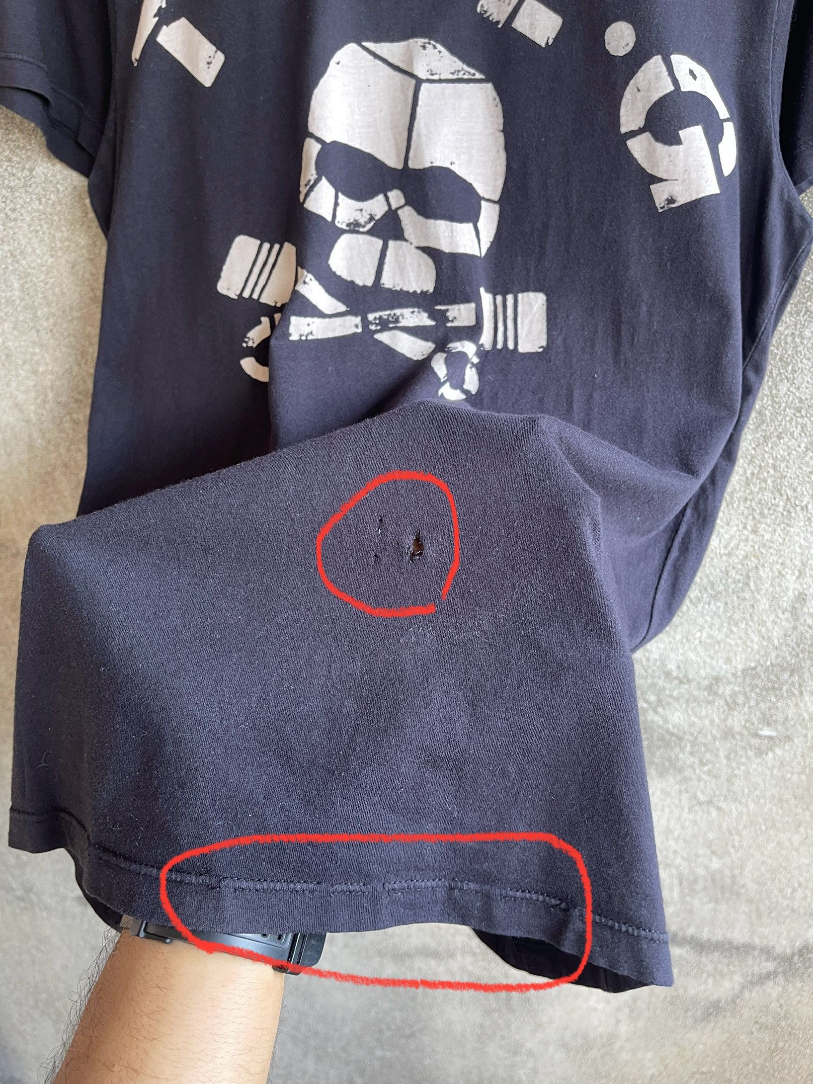 True Religion Vintage🔥True Religion🔥Big Logo Skull Crew Neck Thrashed Tee Size US S / EU 44-46 / 1 - 3 Thumbnail