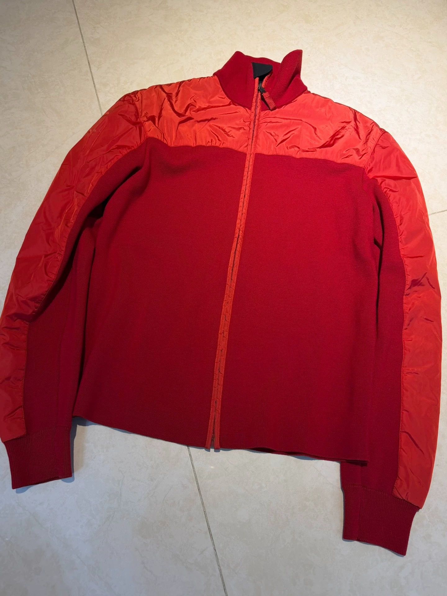 Prada Prada Sport Archive Red Vibe Zip Jacket Unisex 48 Size US M / EU 48-50 / 2 - 1 Thumbnail
