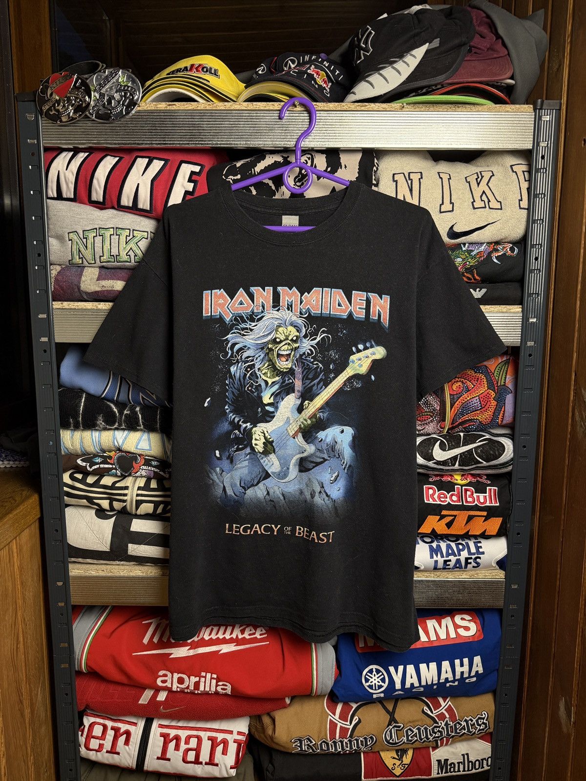 Band Tees Vintage Y2K Iron Maiden Tee Band Rock Streetwear Size US L / EU 52-54 / 3 - 1 Thumbnail
