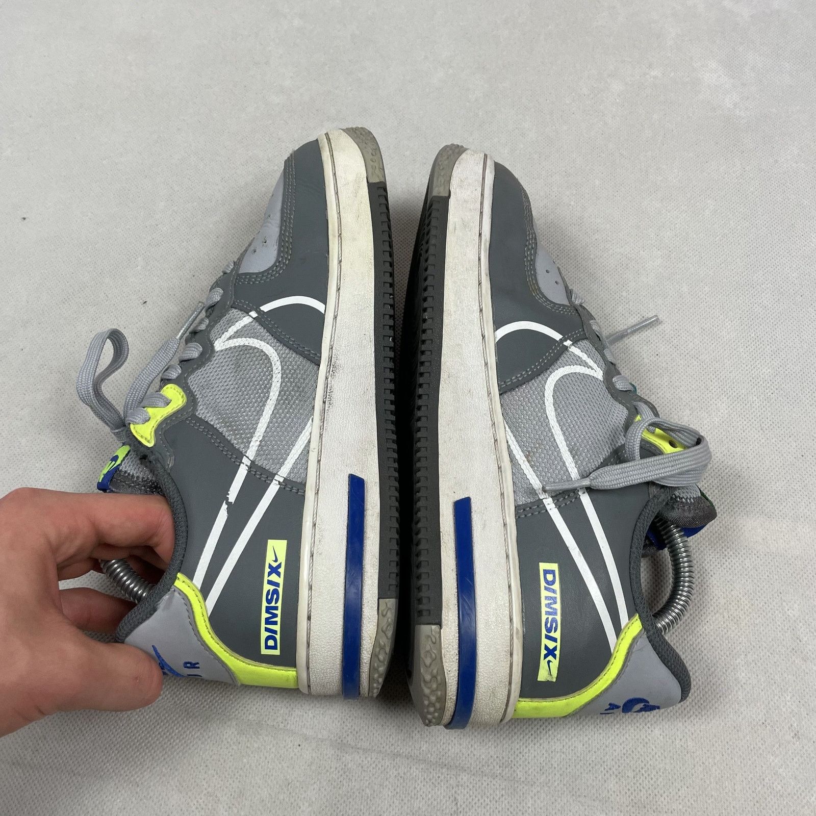 Nike Nike Air Force 1 React CD6960-002 Wolf Gray White Shoes 6.5 Size US 6.5 / EU 39-40 - 3 Thumbnail