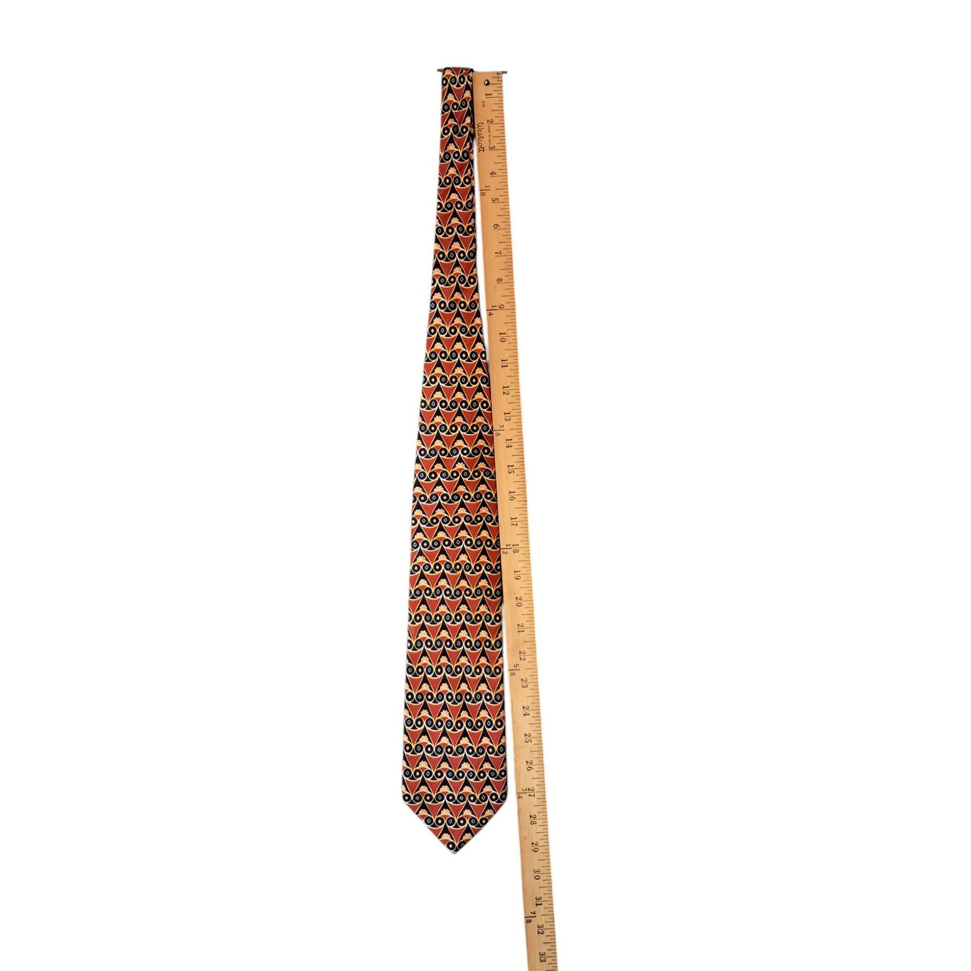 Vintage Ricci Como Firenze 100% Silk Tie—Vintage 1990s Italian Luxur Size ONE SIZE - 10 Thumbnail