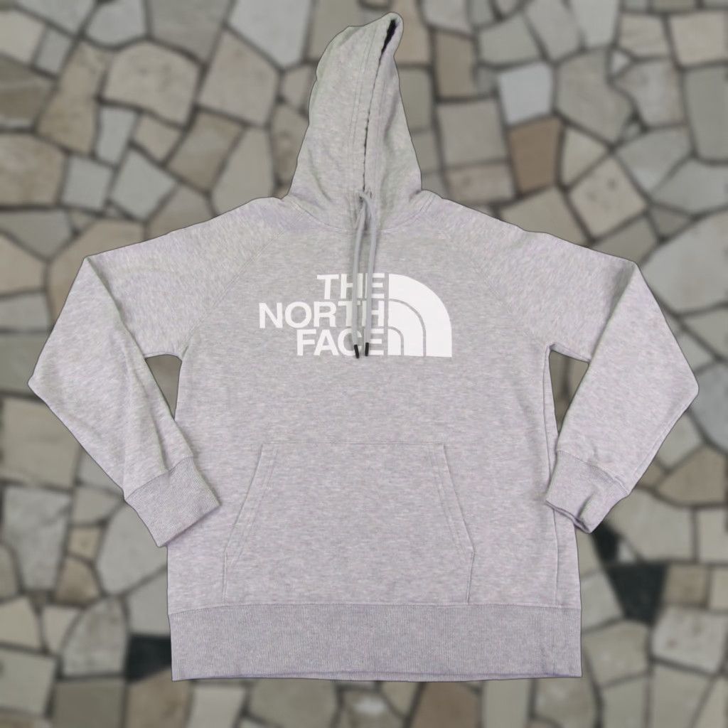 The North Face The North Face Hoodie Womens Small Gray White Pullover Sweatshirt Outdoors Size S / US 4 / IT 40 - 1 Thumbnail