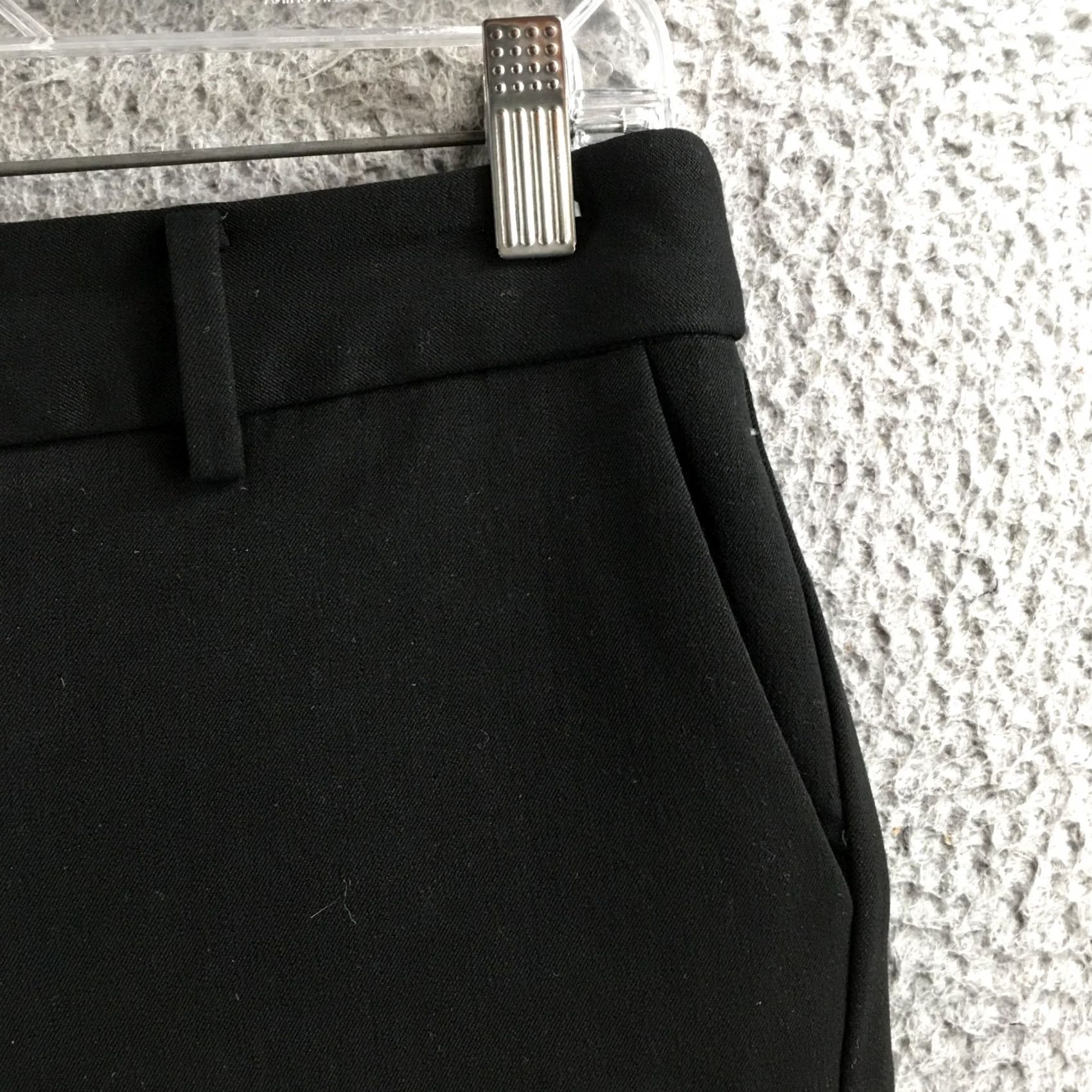 Talbots Talbots Dress Pants Womens 6P Black Straight Leg Trouser Zip Fly Work Slacks Size 28" / US 6 / IT 42 - 4 Thumbnail