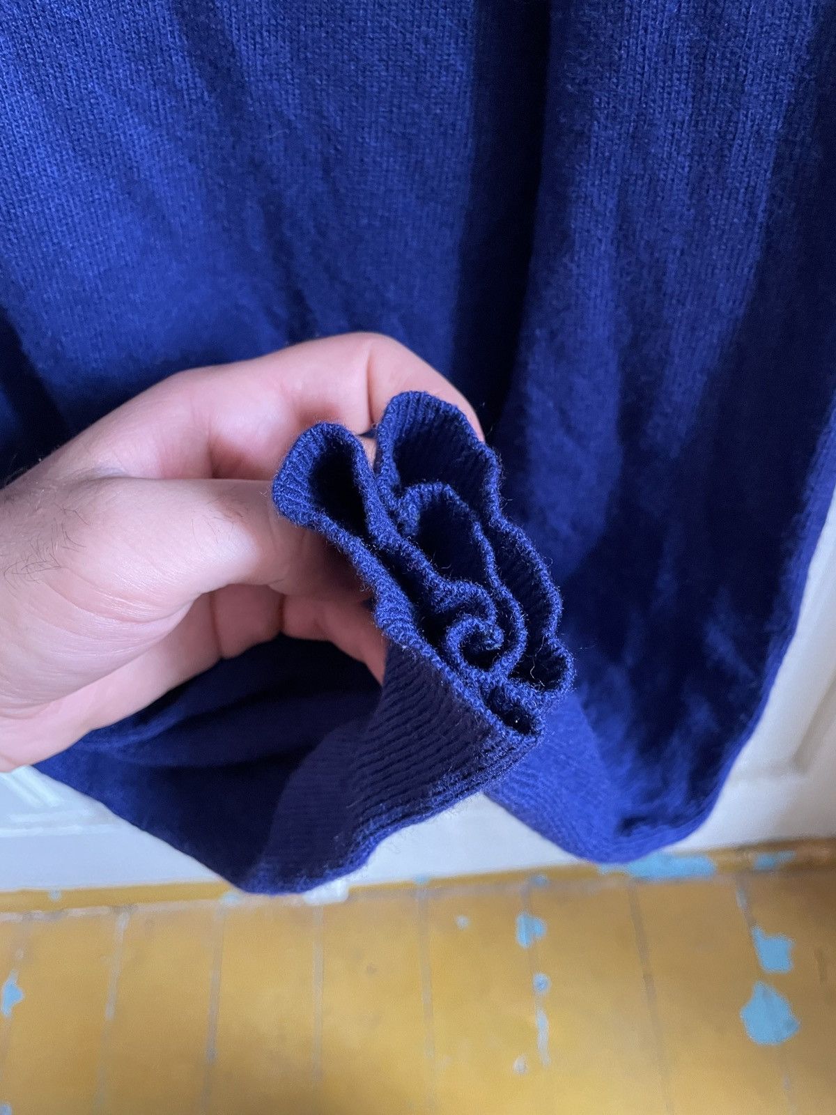 Moschino Love Moschino Men’s Blue Wool Cashmere Sweater Size US S / EU 44-46 / 1 - 7 Thumbnail
