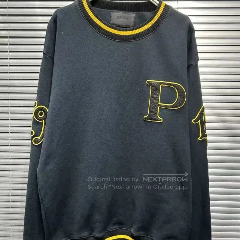 Prada Prada Black Cotton Sweatshirt for Men. Size US M / EU 48-50 / 2 - 3 Thumbnail